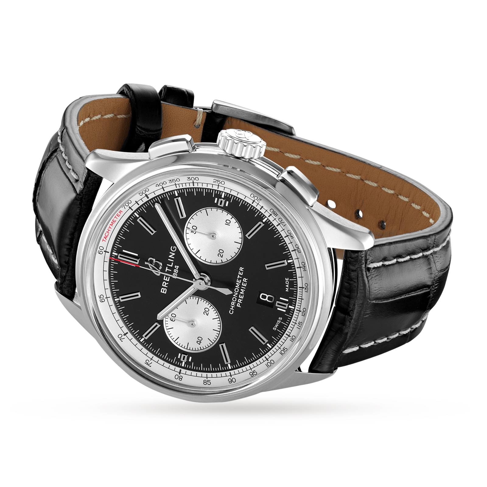 Breitling Premier AB0118371B1P1 | 42mm Stainless Steel Automatic Black Watch - Image 3