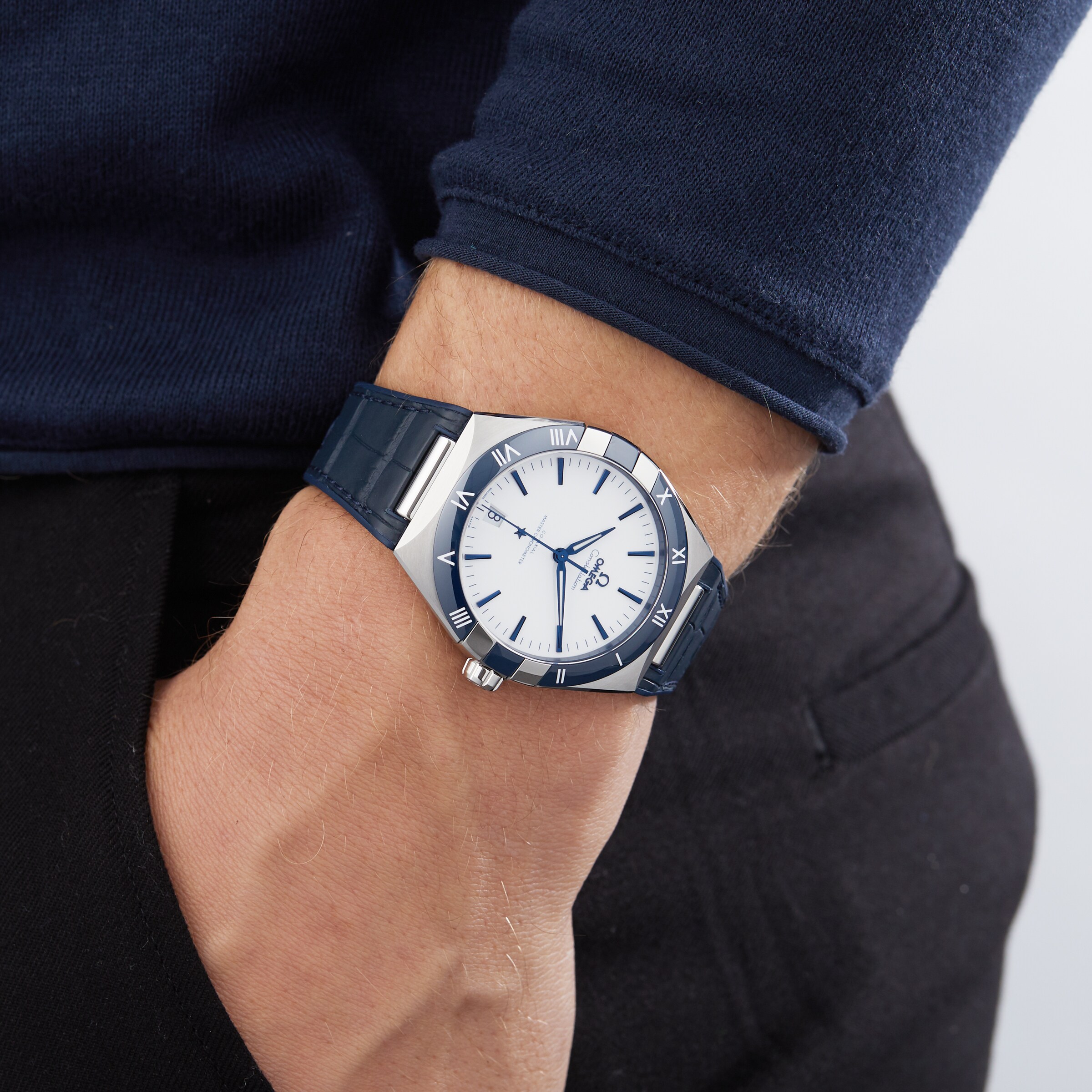 Omega Constellation 41mm Automatic - Stainless Steel White Dial Replica Watch - Image 3