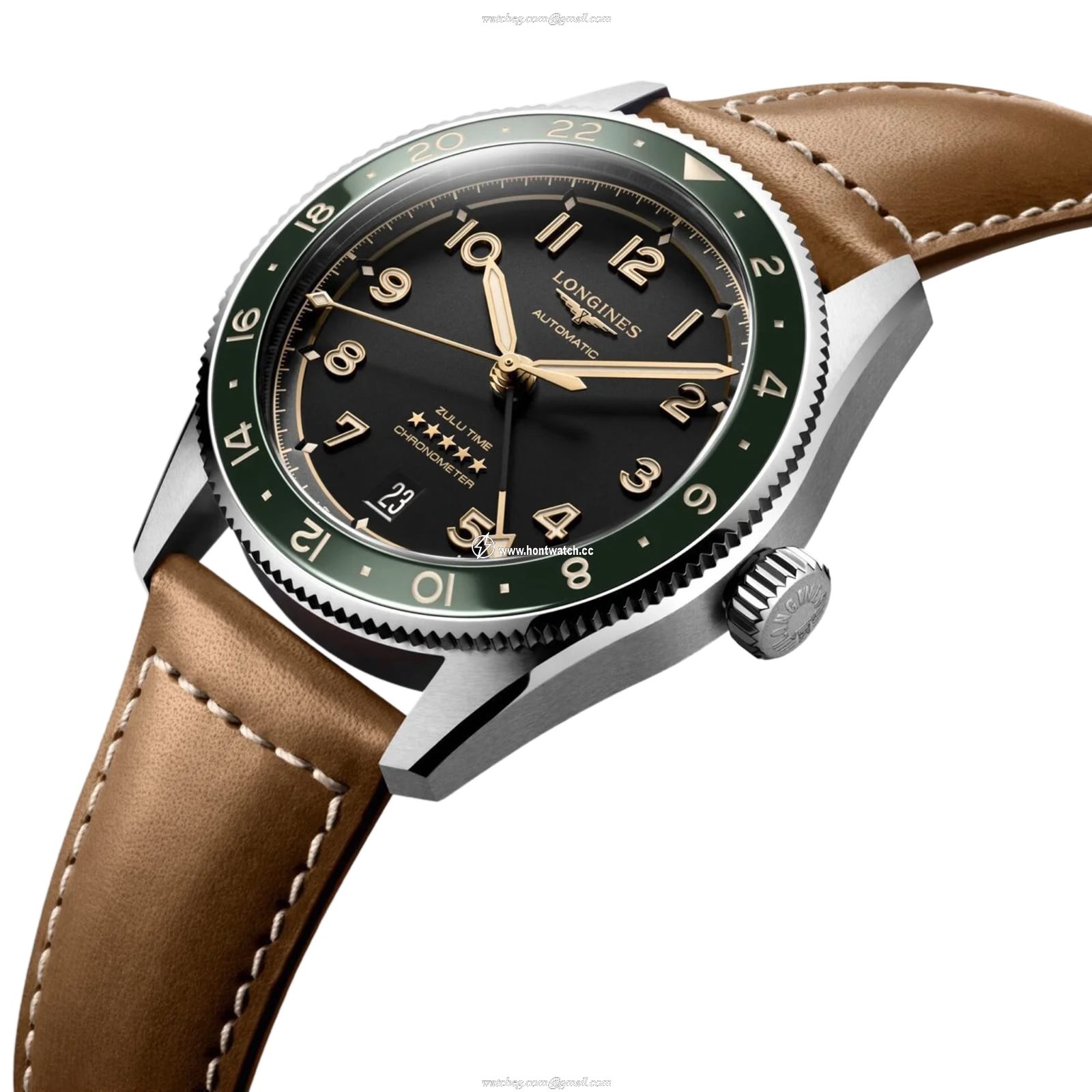 Longines Heritage Avigation L38024632 | 39mm Automatic Grey Dial | Stainless Steel & Ceramic - Image 2