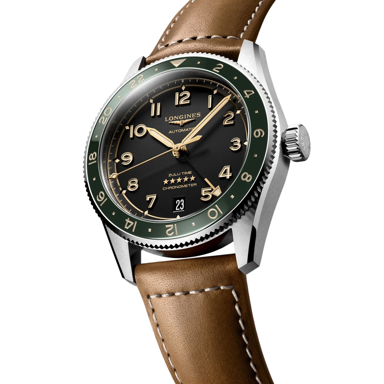 Longines Heritage Avigation L38024632 | 39mm Automatic Grey Dial | Stainless Steel & Ceramic - Image 3