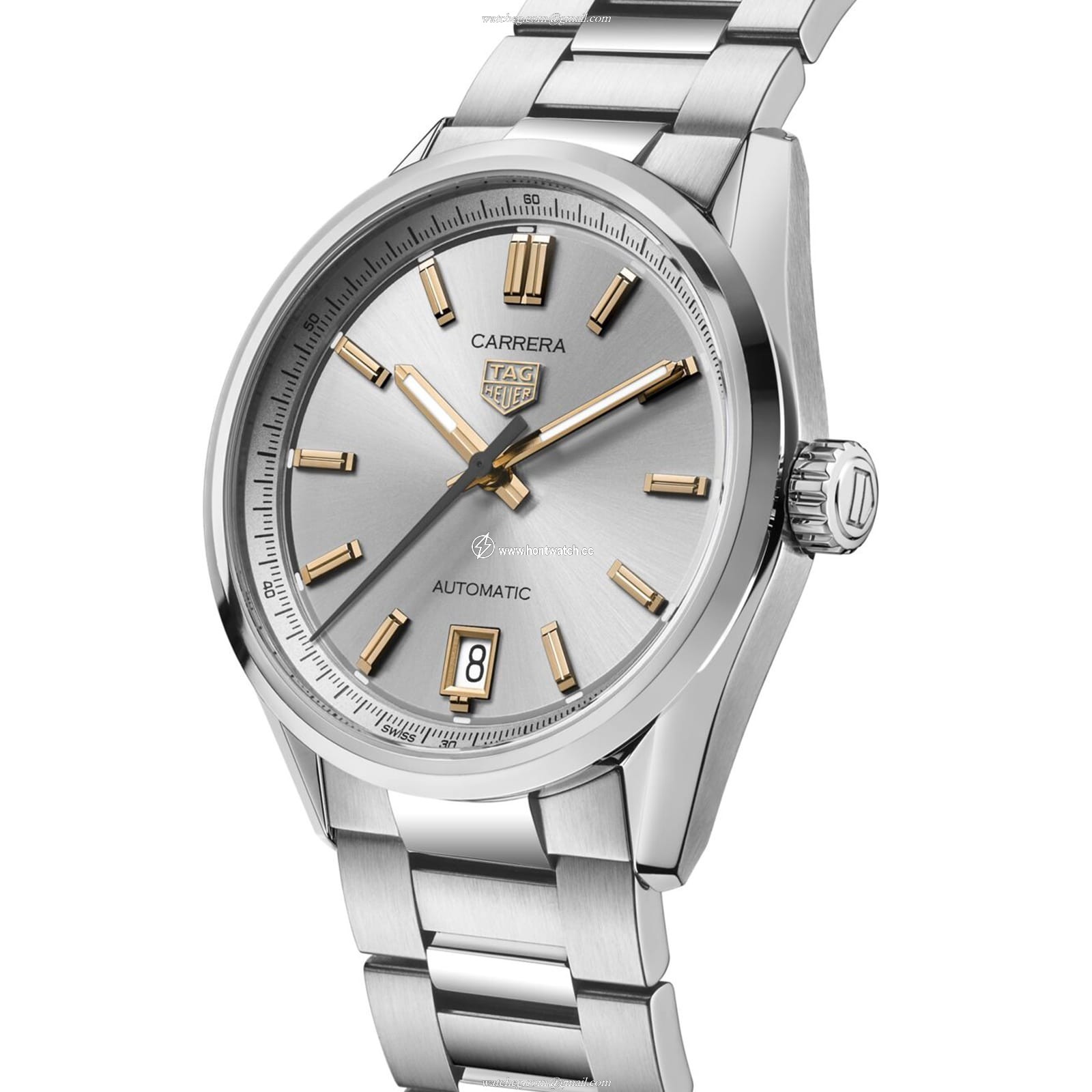 TAG Heuer Carrera WBN2310.BA0001 - 36mm Silver Dial Automatic Watch - Image 2