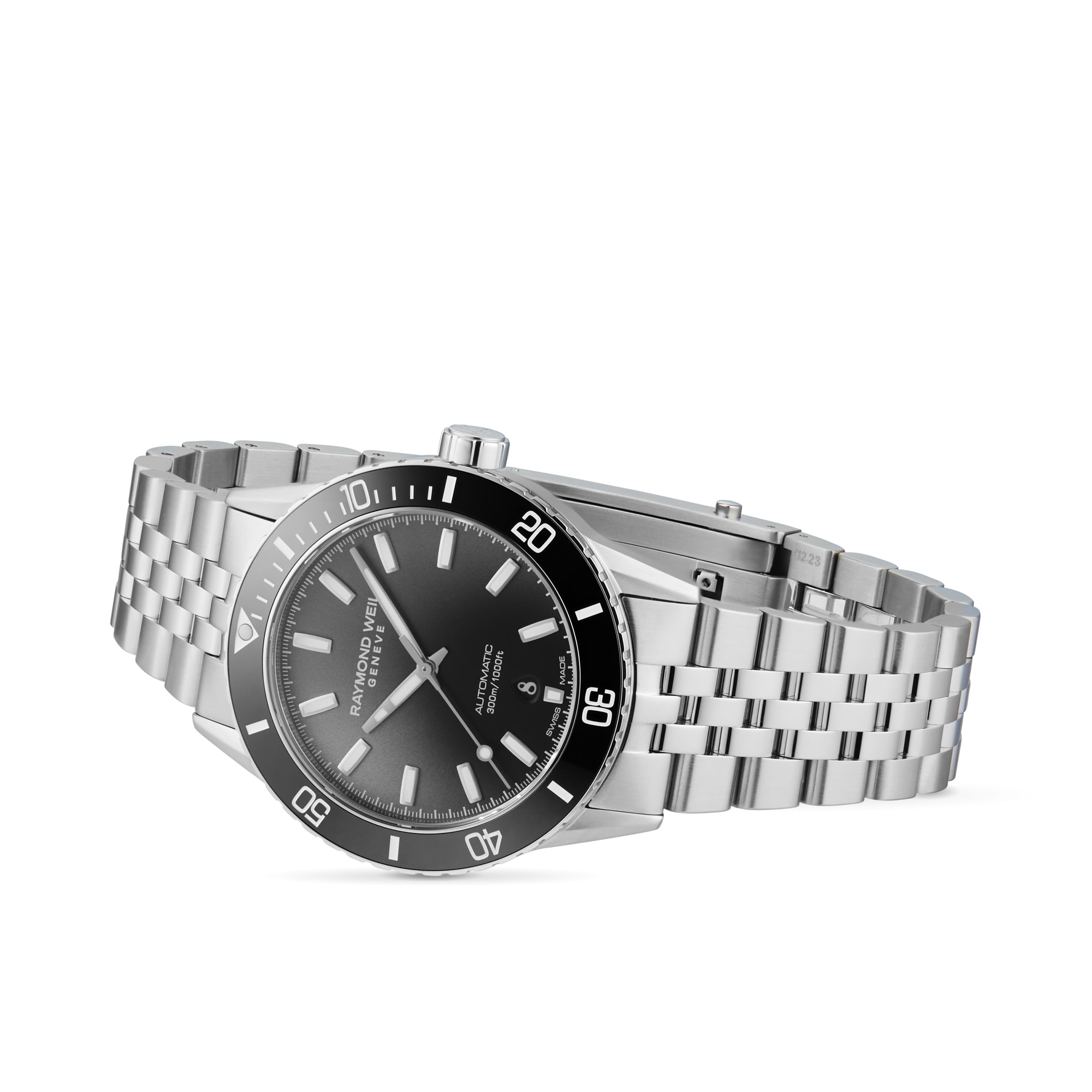 Raymond Weil Freelancer Automatic Watch - Black Dial - 42.5mm Stainless Steel - Image 4