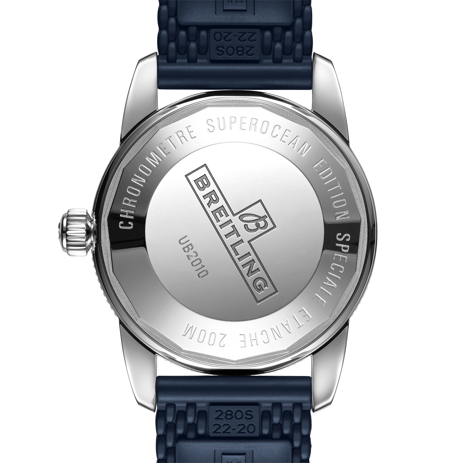 Breitling Superocean Heritage 42mm Blue Dial Automatic Watch - Stainless Steel & Rose Gold - Image 4