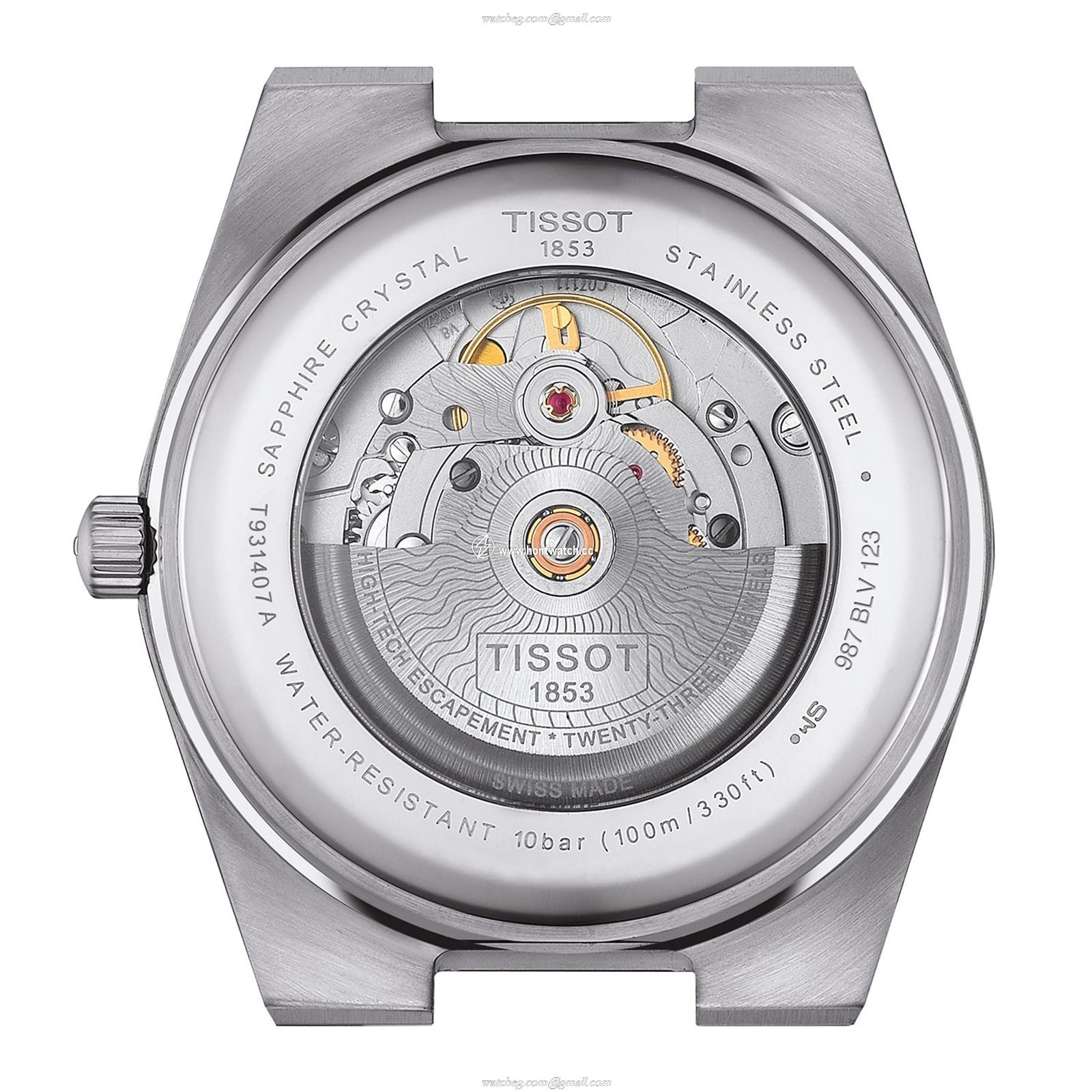 Tissot T-Gold PRX Automatic Watch - 40mm Brown Dial - Stainless Steel - Image 2