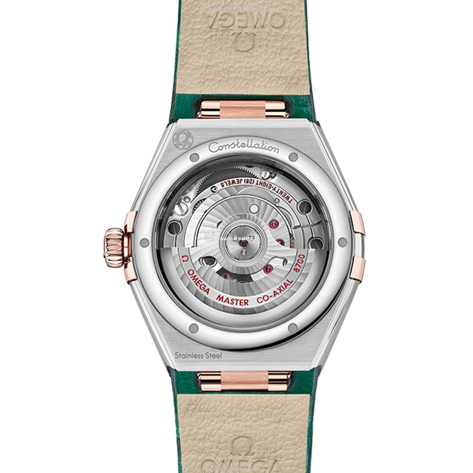 Omega Constellation 29mm Green Dial | Automatic | Stainless Steel & Rose Gold - Image 2