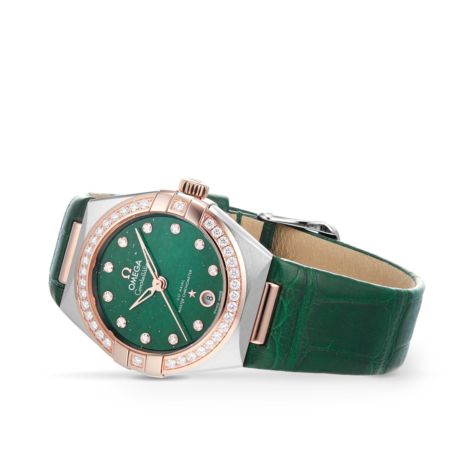 Omega Constellation 29mm Green Dial | Automatic | Stainless Steel & Rose Gold - Image 3