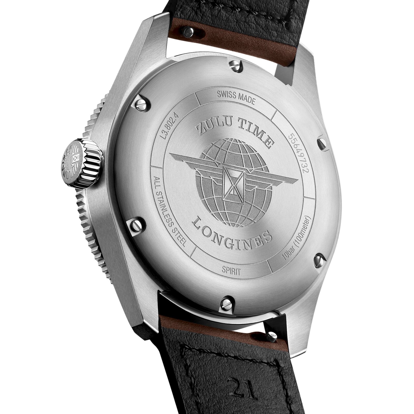 Longines Spirit L38024532 | 39mm Automatic Watch - Black Dial & Ceramic Bezel - Image 3