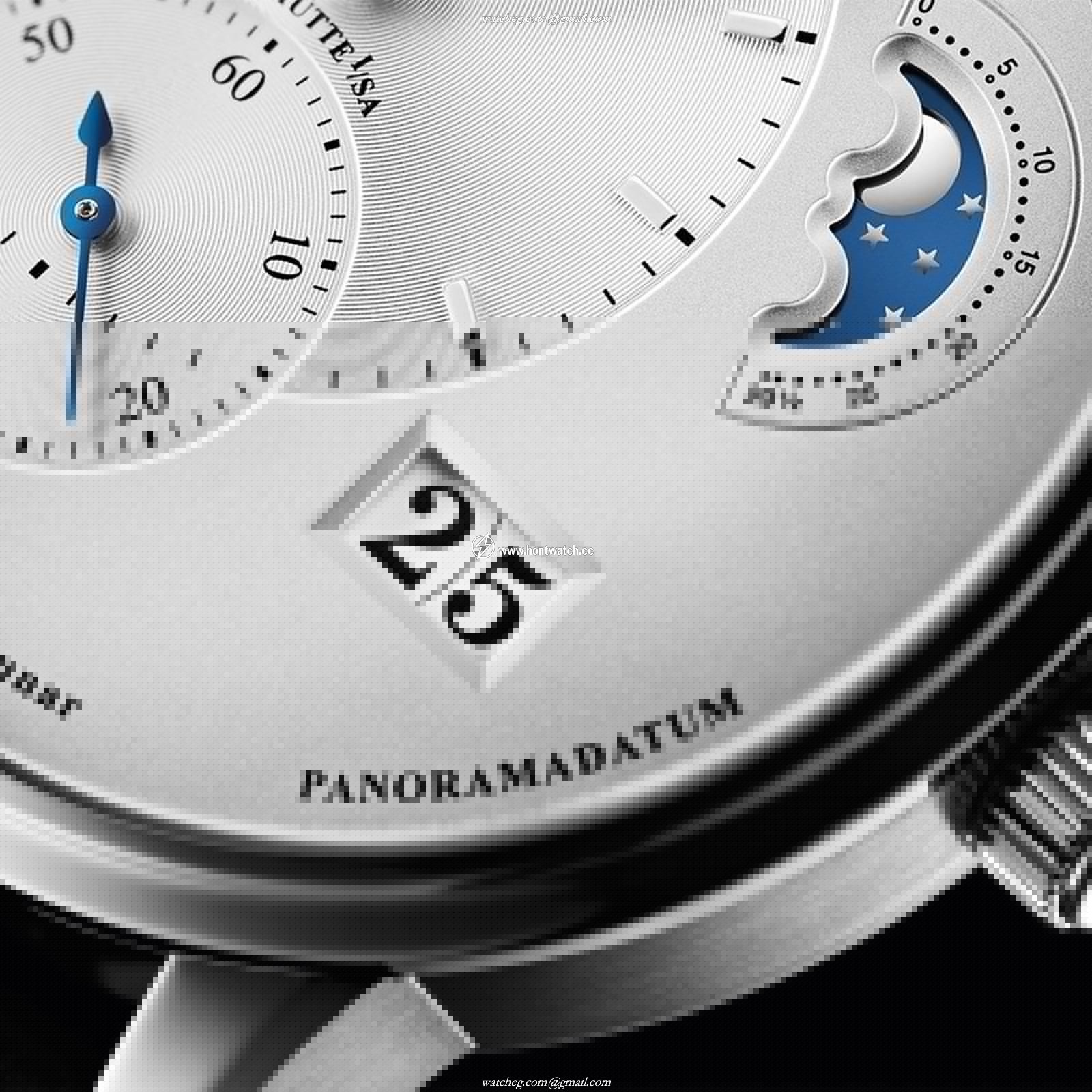 Glashuette Original PanoMaticLunar Replica - 40mm Stainless Steel Automatic Silver Dial - Image 2
