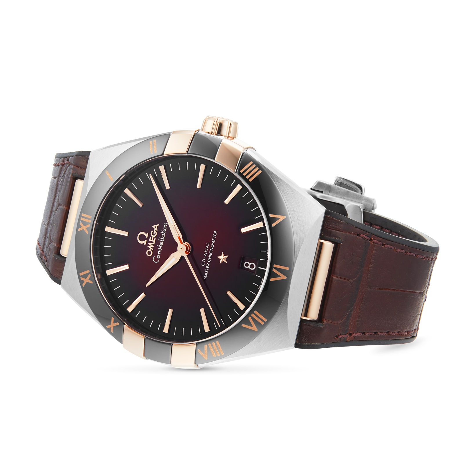 Omega Constellation Automatic Red Dial - 41mm Steel & Gold - Replica Watch - Image 3