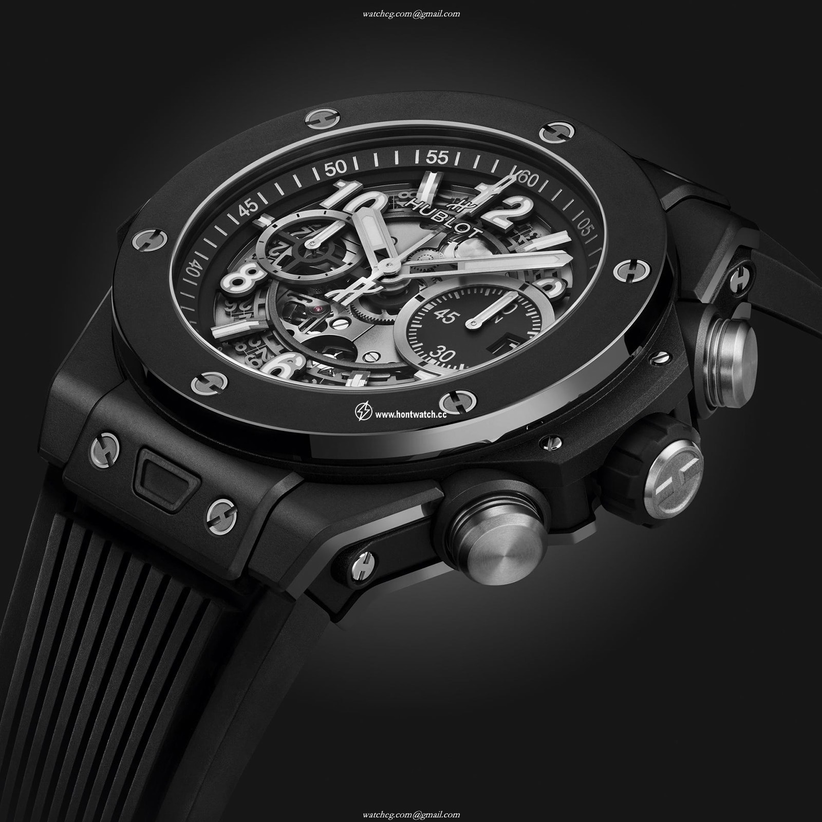 Hublot Big Bang 421.CI.1170.RX - 44mm Ceramic Automatic Black Replica Watch - Image 2
