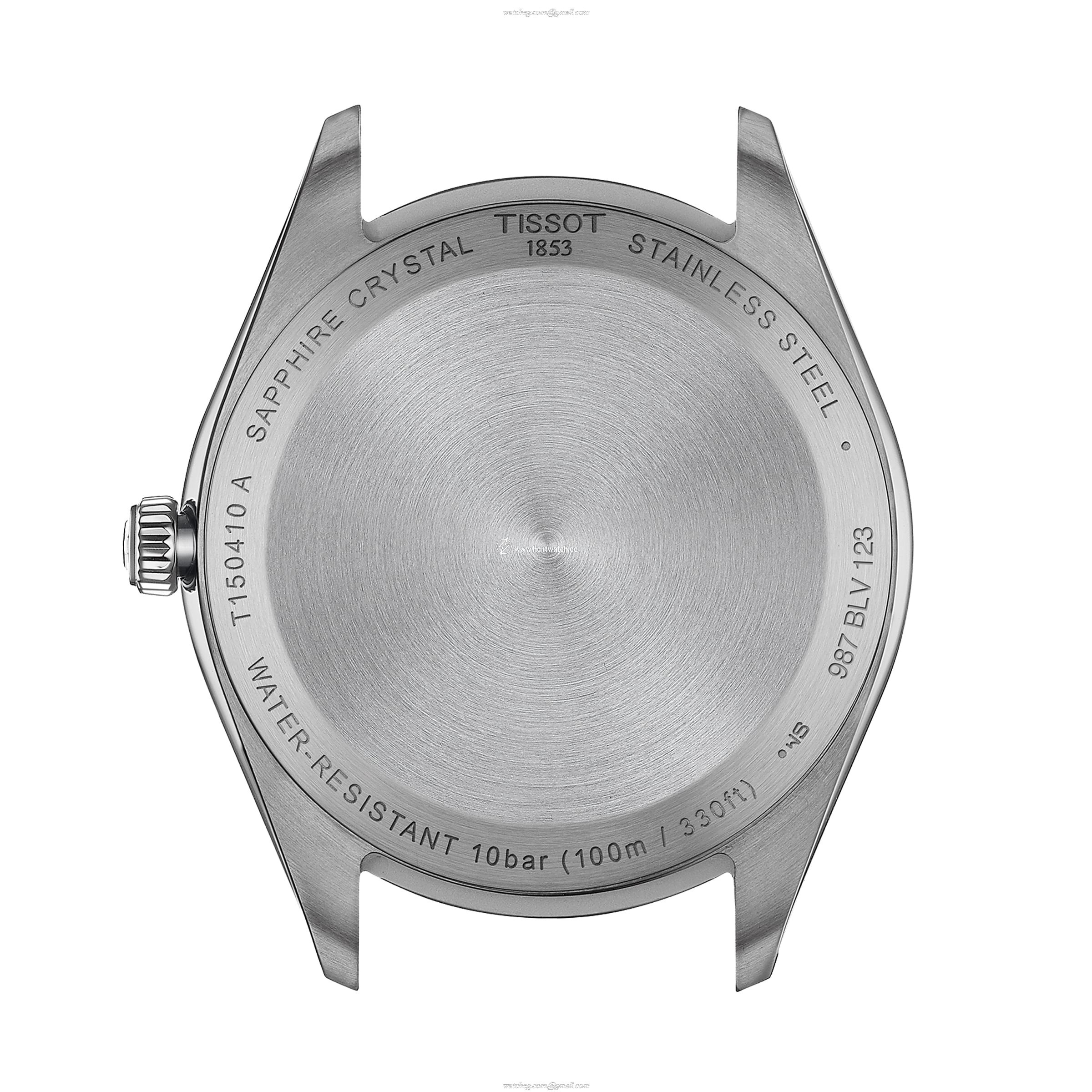 Tissot PR 100 Quartz Watch - 40mm Blue Dial - Stainless Steel & Gold - Image 2
