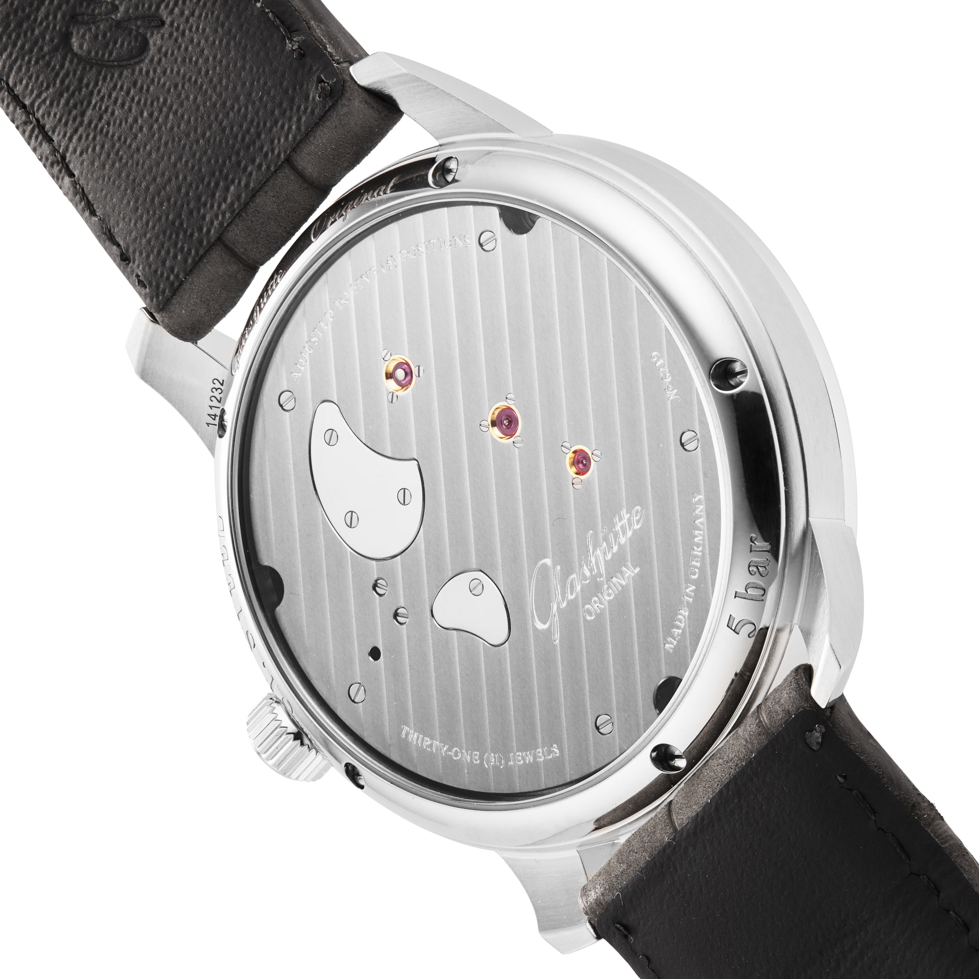 Glashuette Original Pano 42mm Grey Dial | Manual Winding | Stainless Steel - Image 4