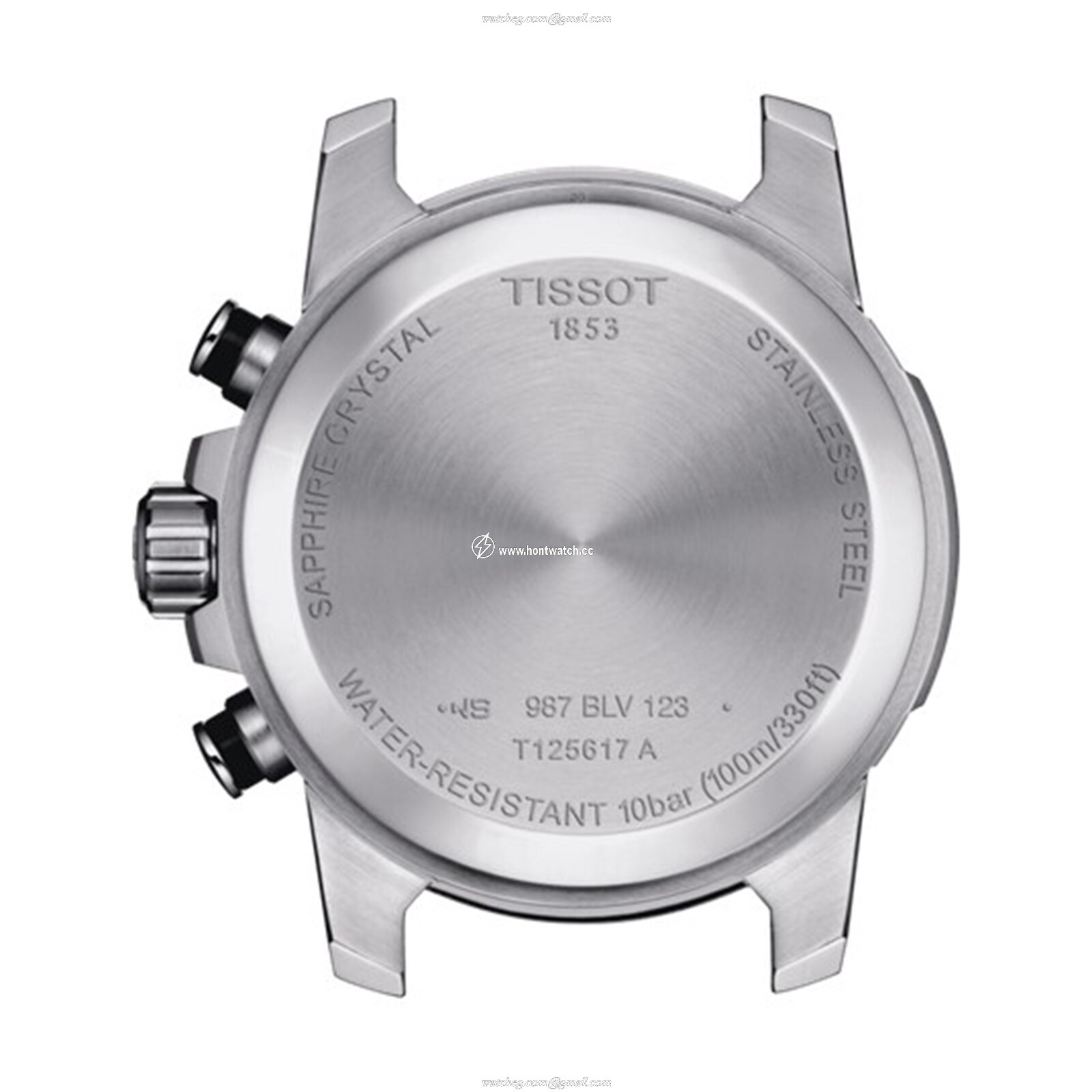Tissot T-Sport Quartz Watch - Black Dial & Stainless Steel Case | 45.5mm - Image 2