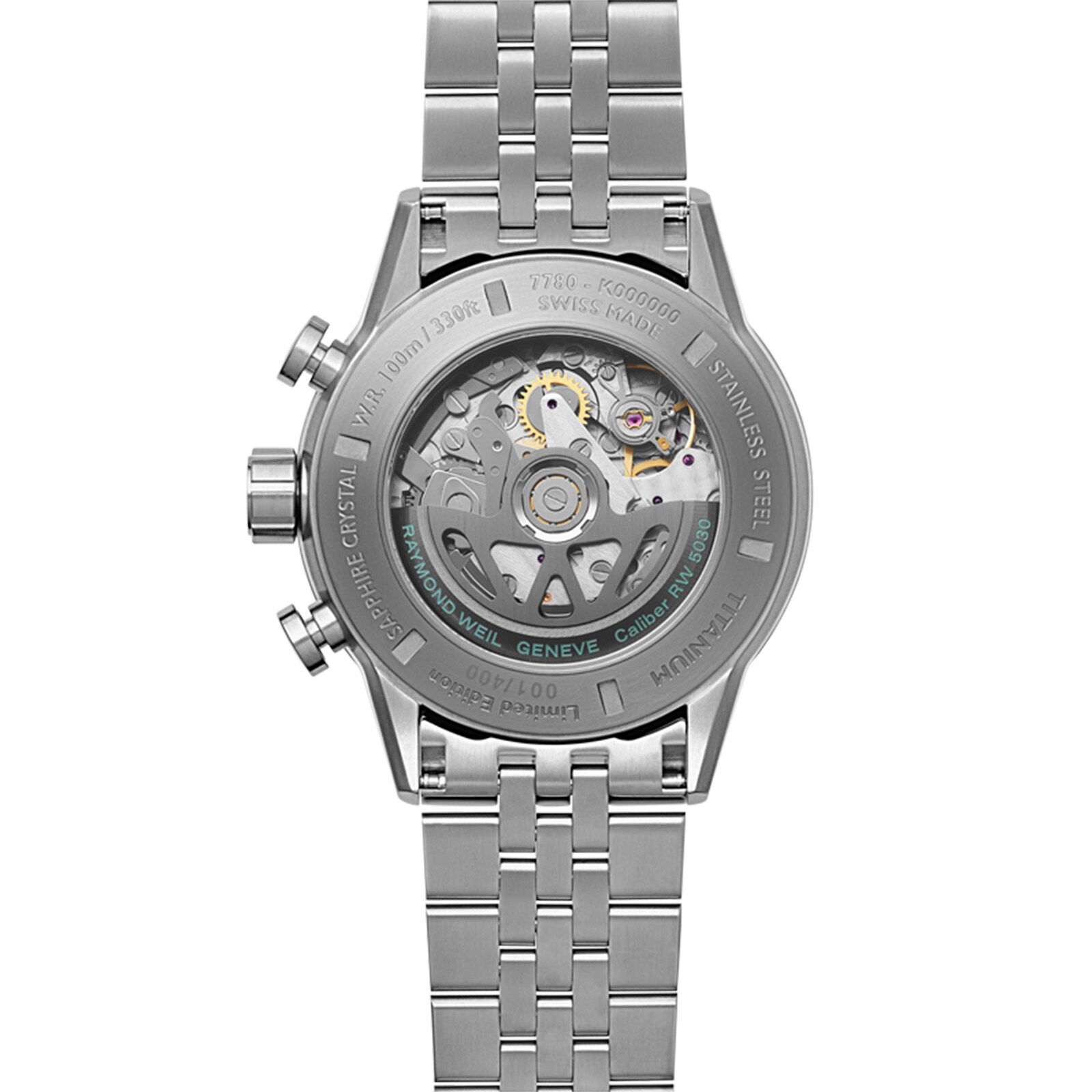 Raymond Weil Freelancer 7780-TI-20425 | Titanium Automatic Watch | 43.5mm Black Dial - Image 3