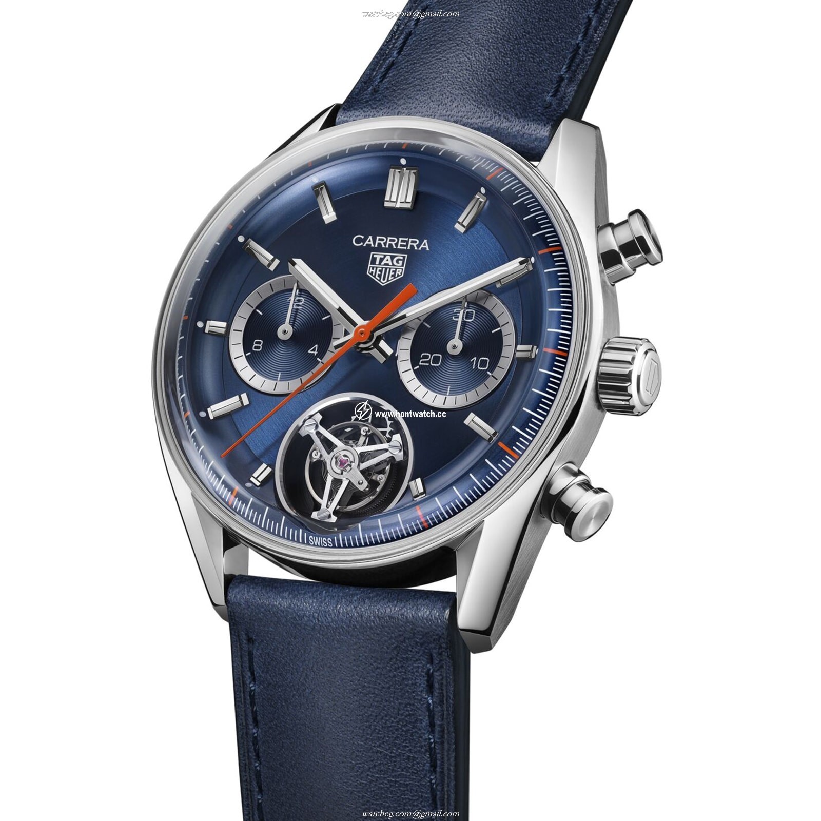 TAG Heuer Carrera Automatic Blue Dial 42mm Stainless Steel Watch - Image 2