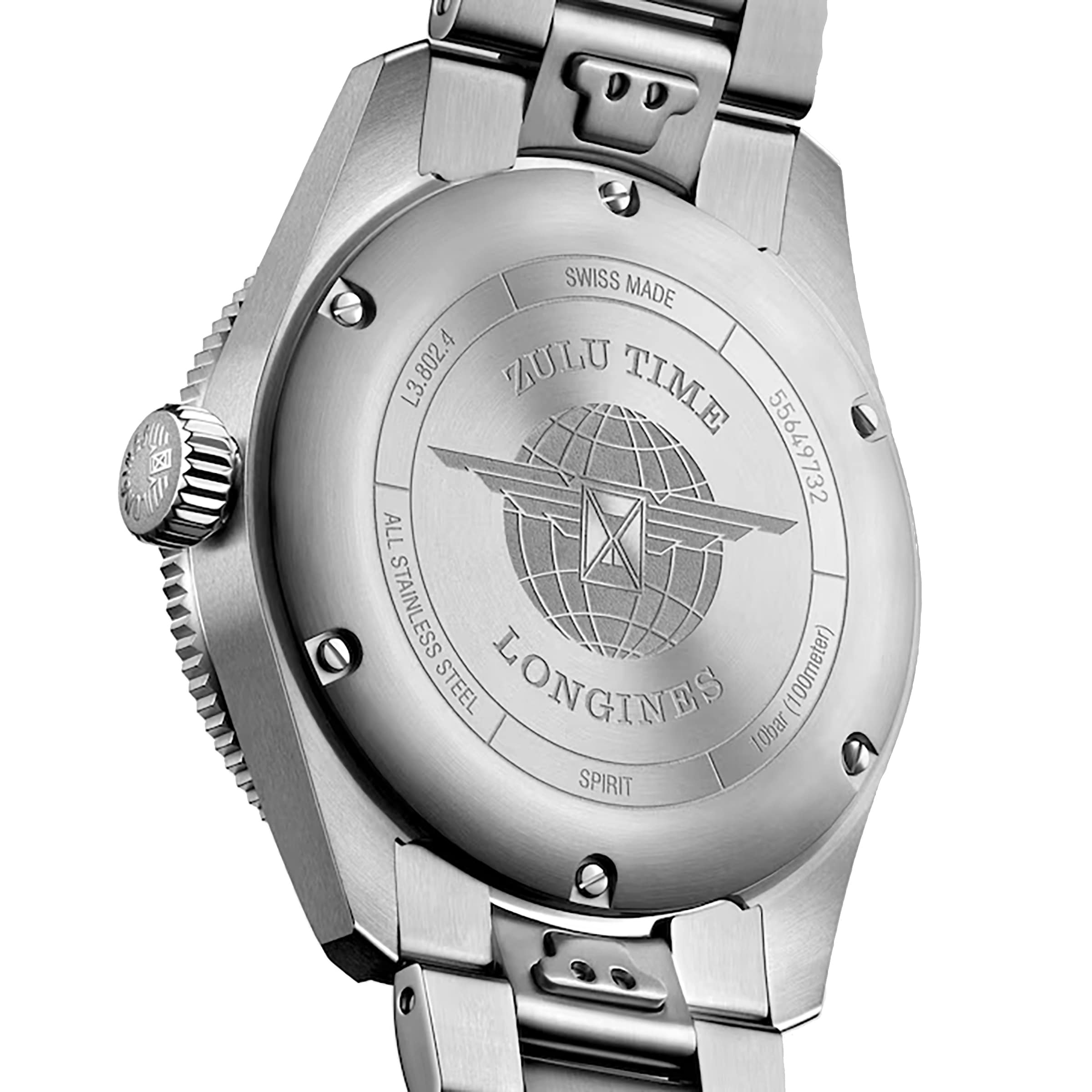 Longines Spirit L38024636 Automatic Grey Watch - 39mm Ceramic & Steel - Image 3