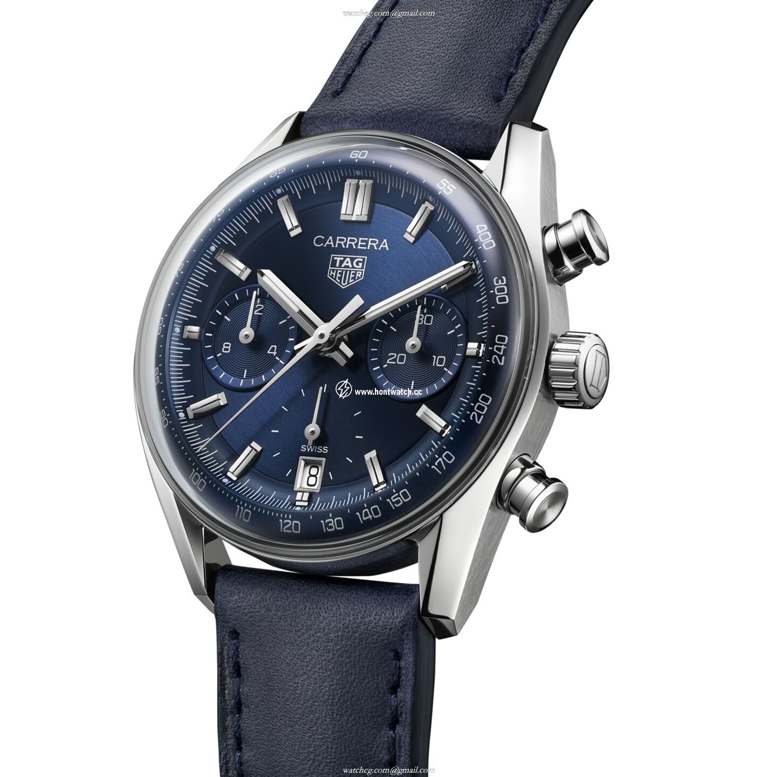 TAG Heuer Carrera Automatic Chronograph - 39mm Blue Dial Stainless Steel - Image 2