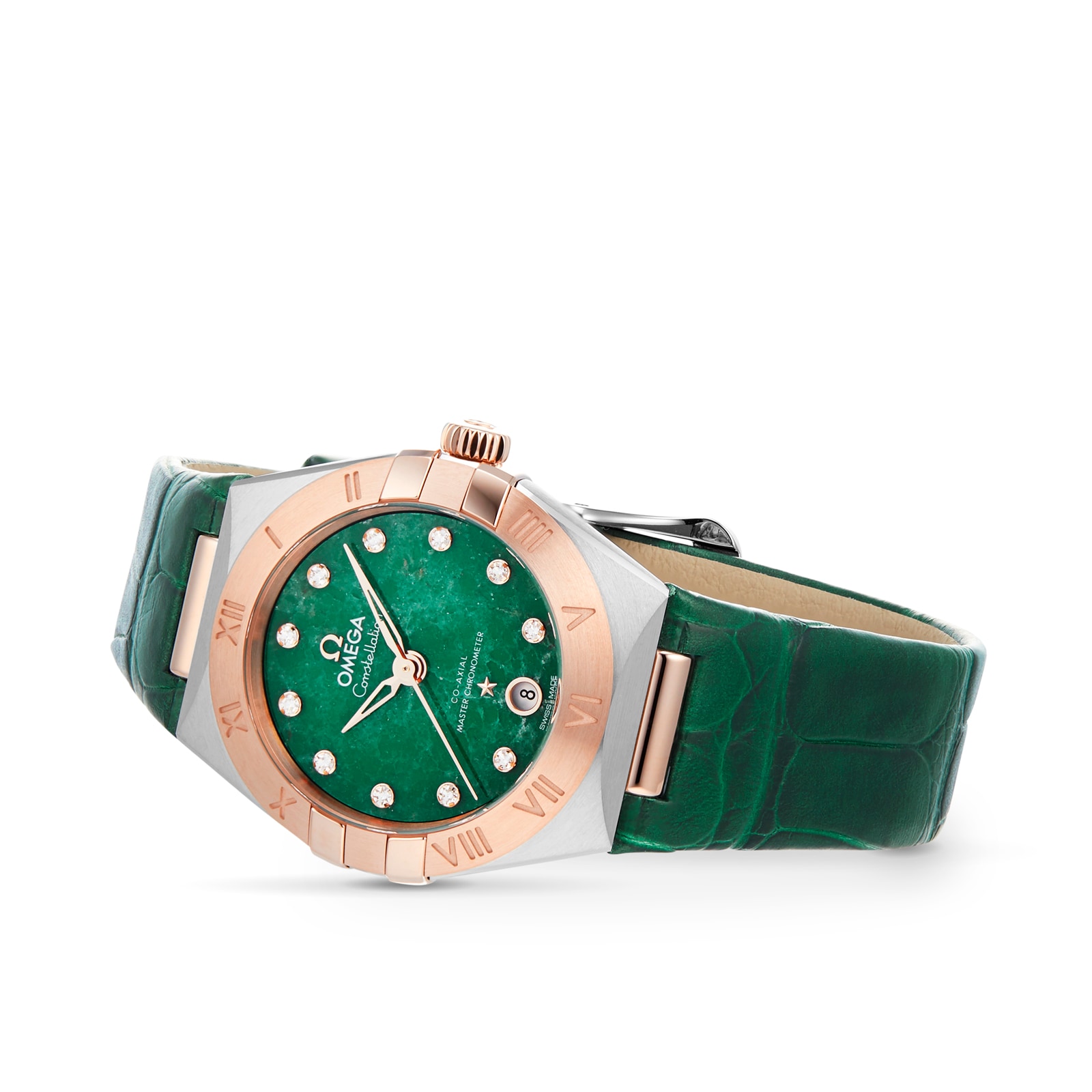 Omega Constellation 29mm Green Dial | Automatic | Stainless Steel & Rose Gold - Image 3