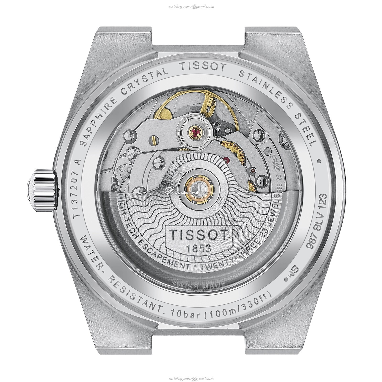 Tissot PRX 35mm Automatic Black Watch - Stainless Steel | 100M Water Resistant - Image 2