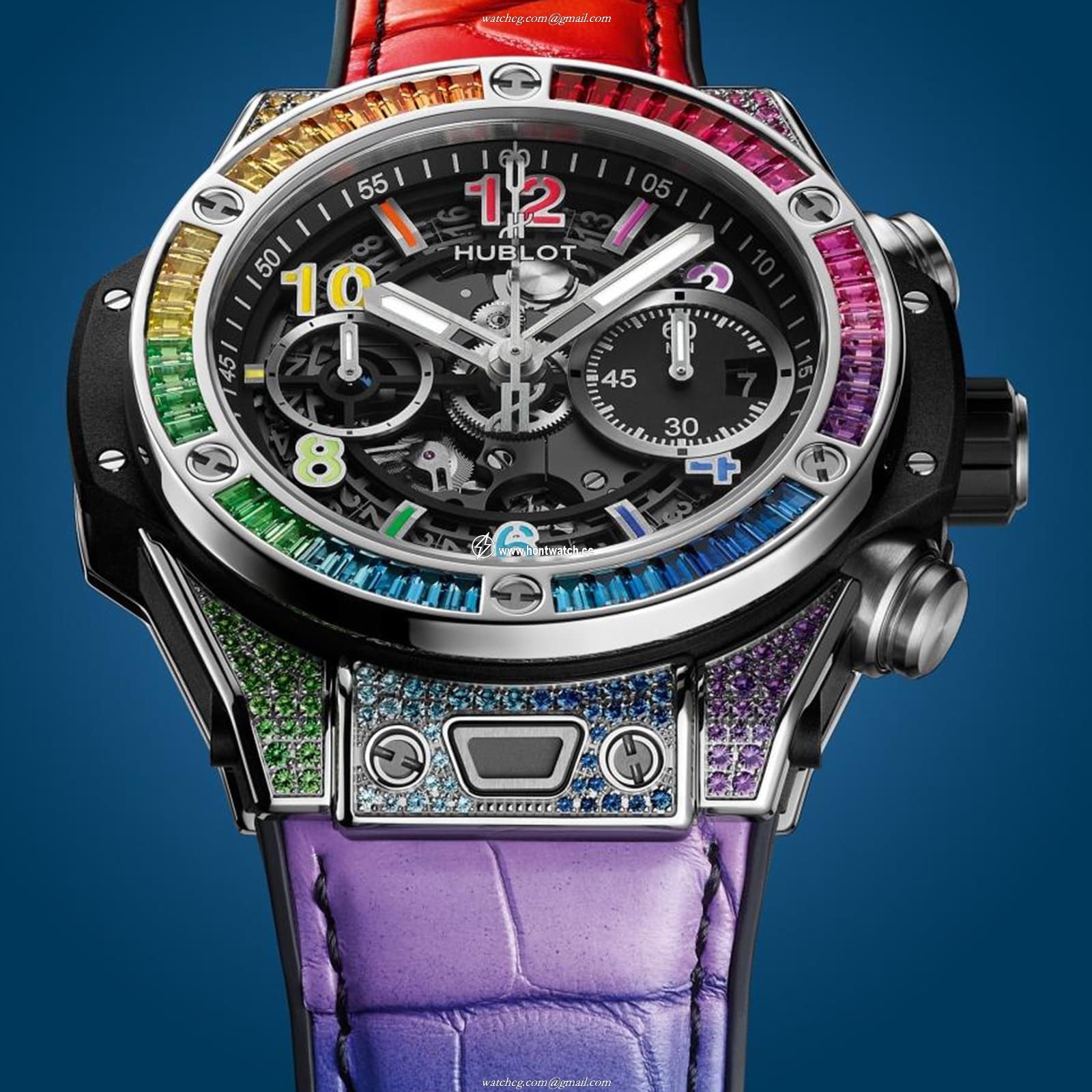 Hublot Big Bang 441.NX.1117.LR.0999 - 42mm Titanium Automatic Watch - Black Dial - Image 2