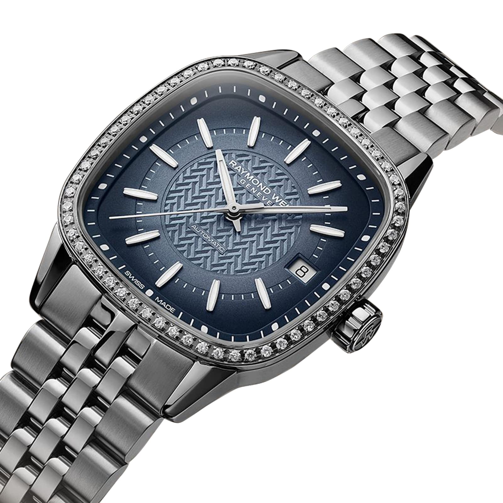 Raymond Weil Freelancer Automatic Blue Dial Watch - 34.5mm Stainless Steel - Image 4
