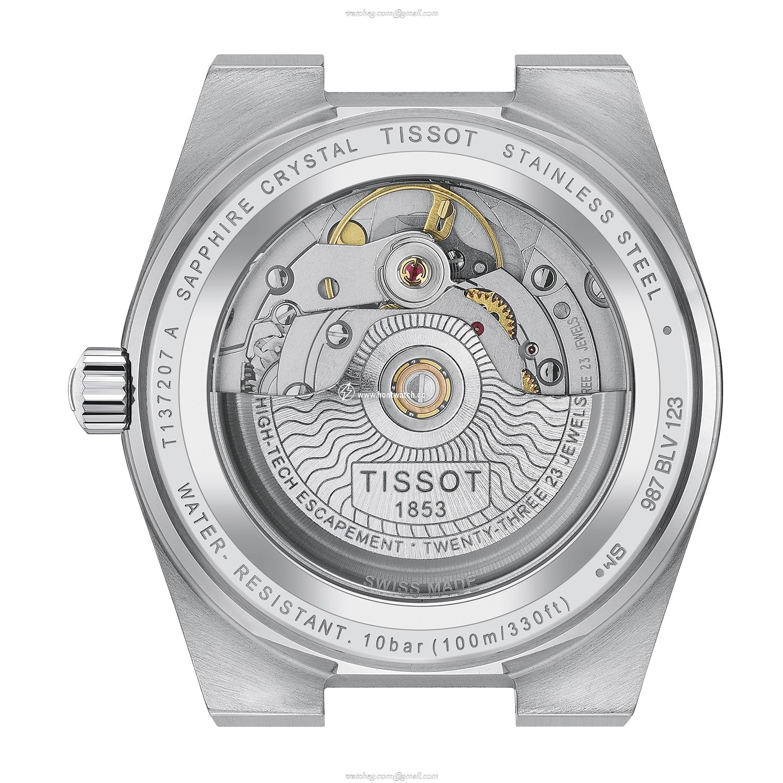 Tissot PRX 35mm Automatic Blue Watch - Stainless Steel | 100M Water Resistant - Image 2