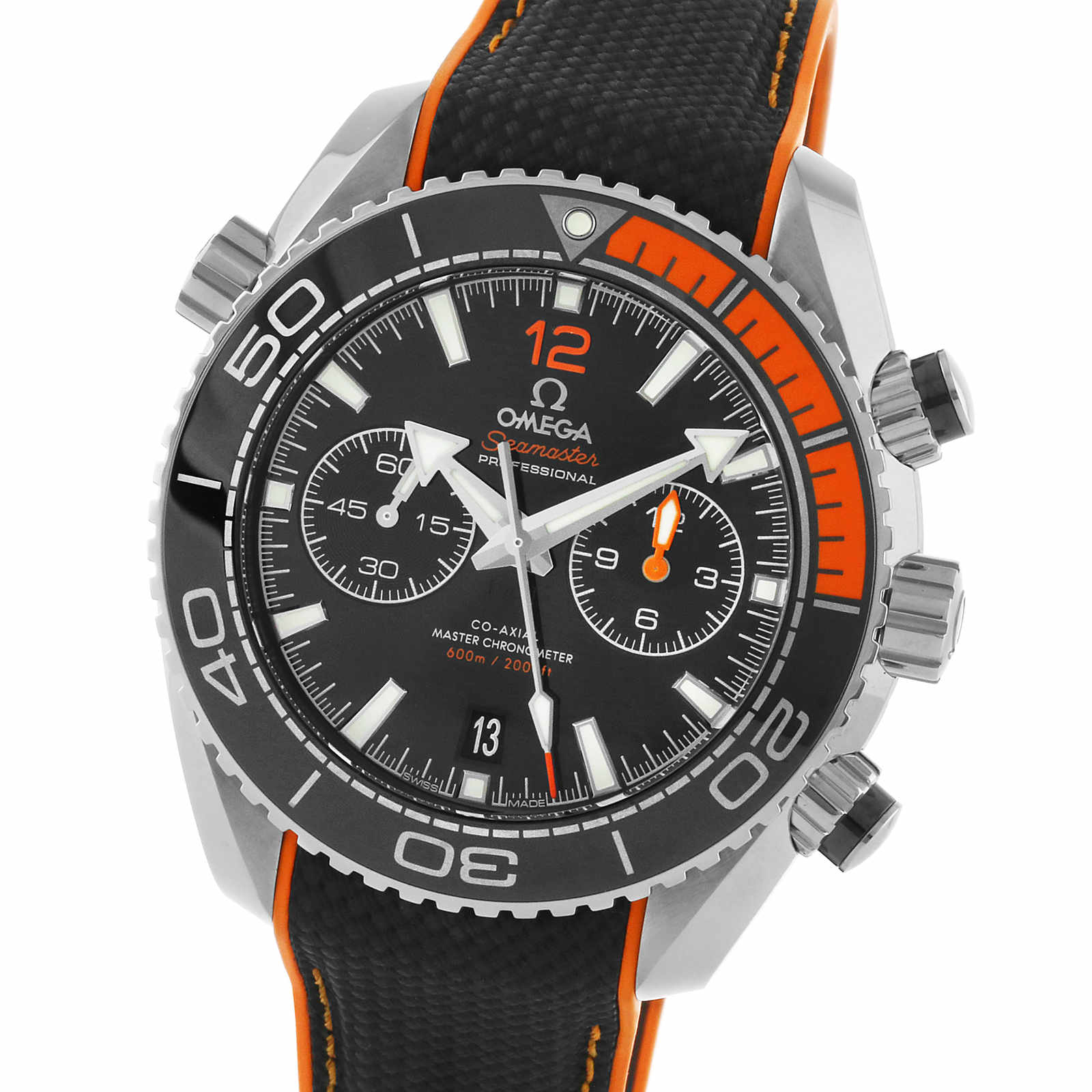 Omega Planet Ocean 45.5mm Automatic Black Dial Replica Watch | Stainless Steel - Image 4