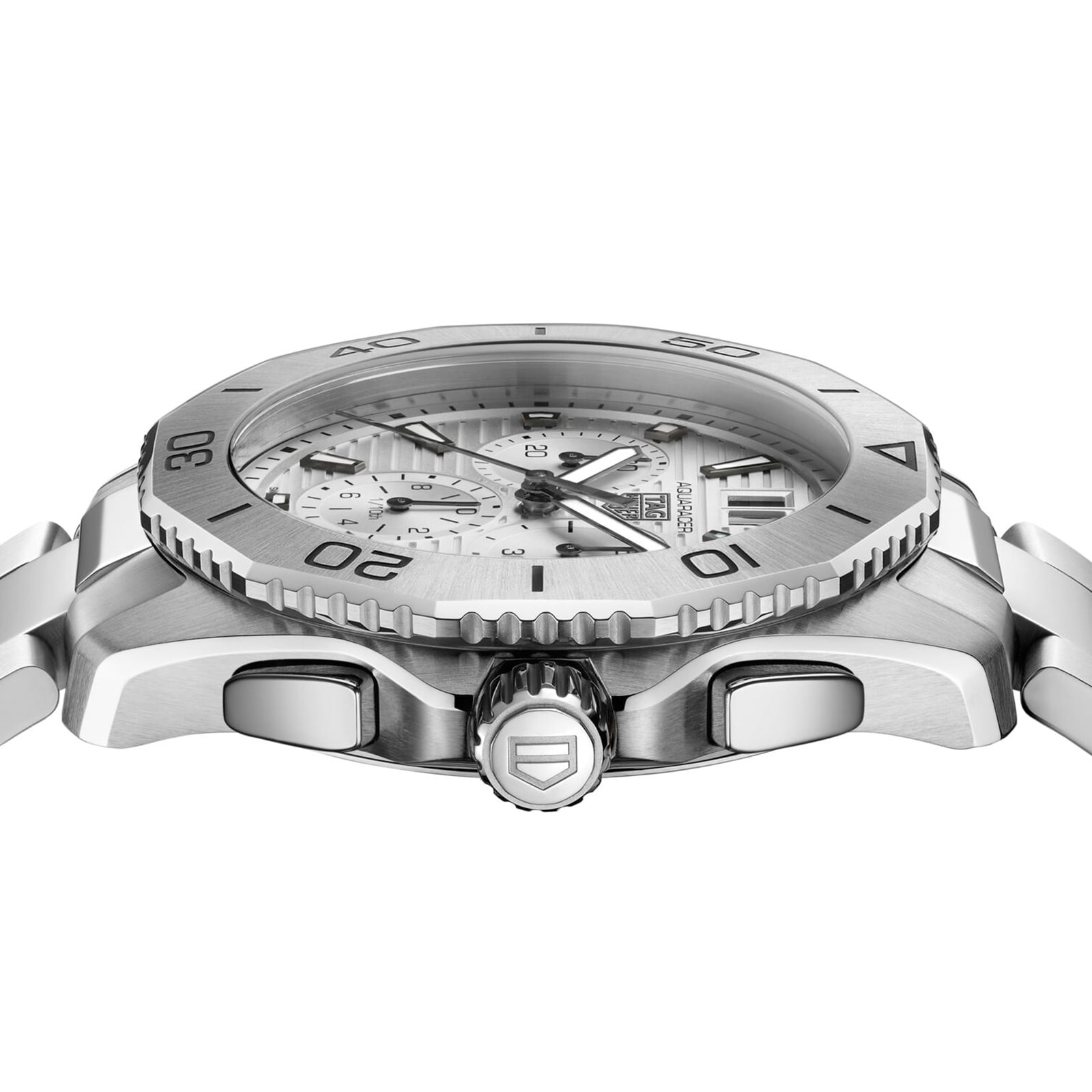 TAG Heuer Aquaracer Replica | 40mm Grey Quartz Watch - Stainless Steel - Image 3