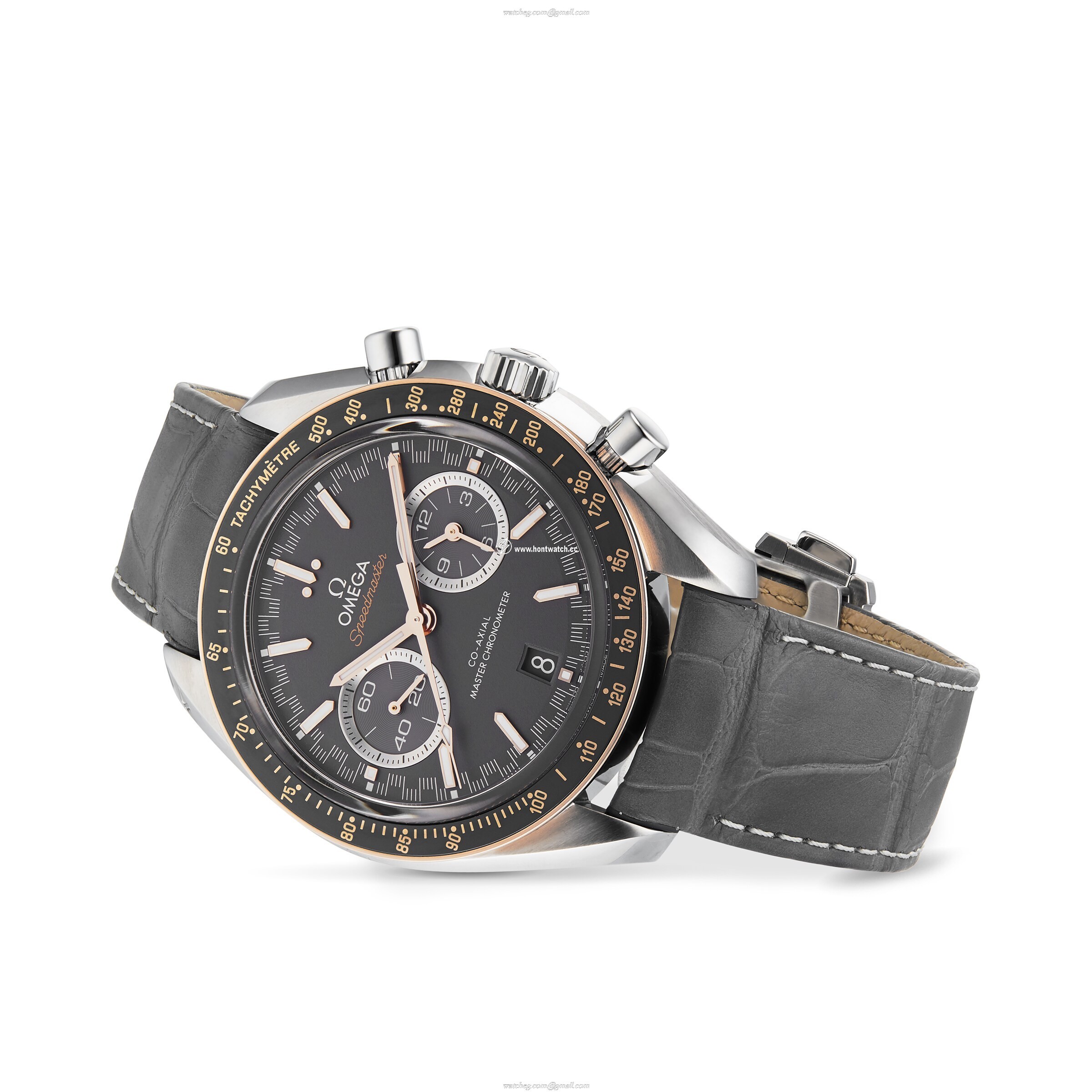 Omega Speedmaster Grey Automatic Watch - 44.5mm Steel & Rose Gold - Image 2