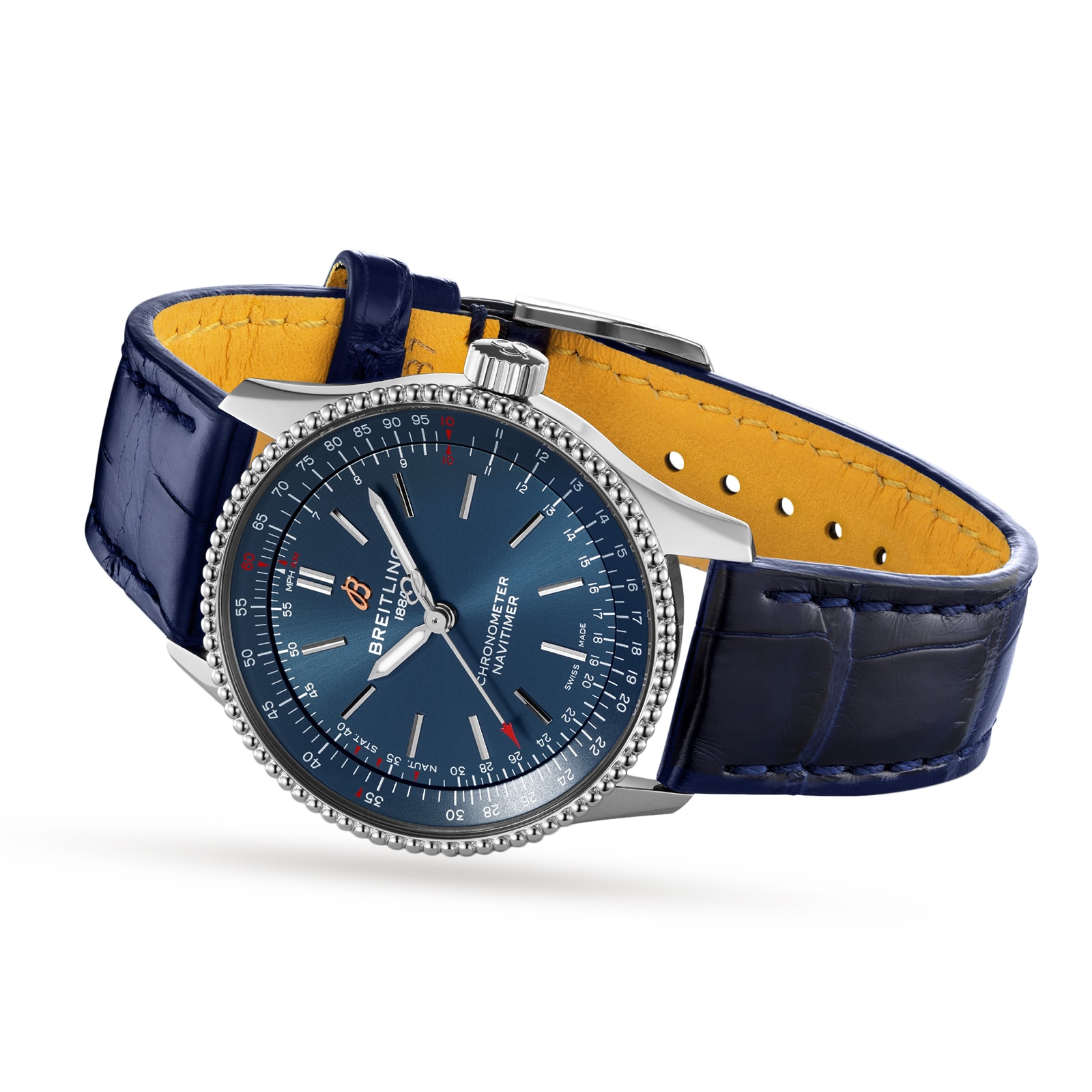 Breitling Navitimer 35mm Blue Dial Automatic Watch - Stainless Steel - Image 3