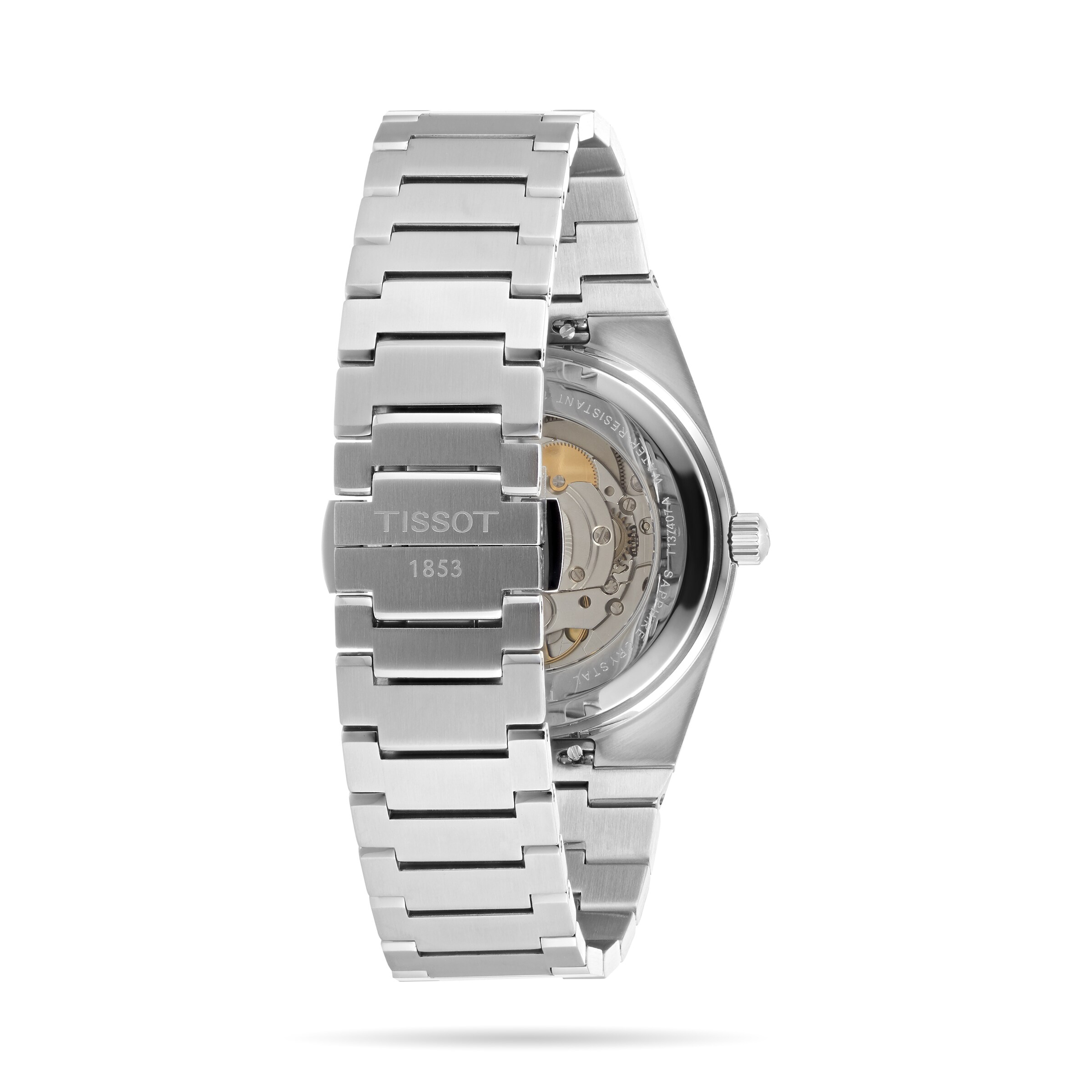 Tissot T-Classic Automatic Blue Watch - 40mm Stainless Steel - 100M Water Resistant - Image 4