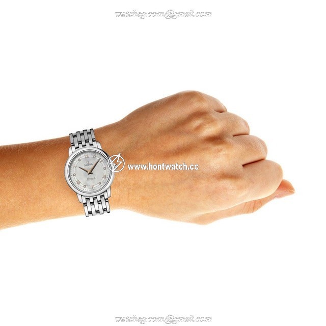 Omega De Ville Prestige 27mm Stainless Steel Quartz Watch - Mother of Pearl Dial - Image 2