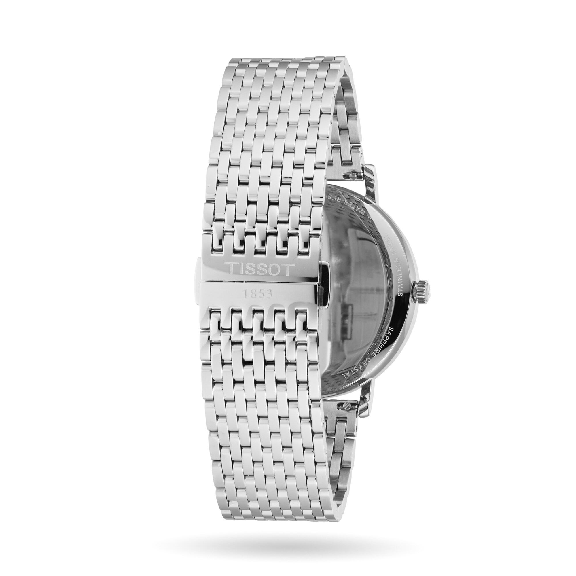 Tissot T-Classic Blue Dial Quartz Watch - 40mm Stainless Steel - Image 3