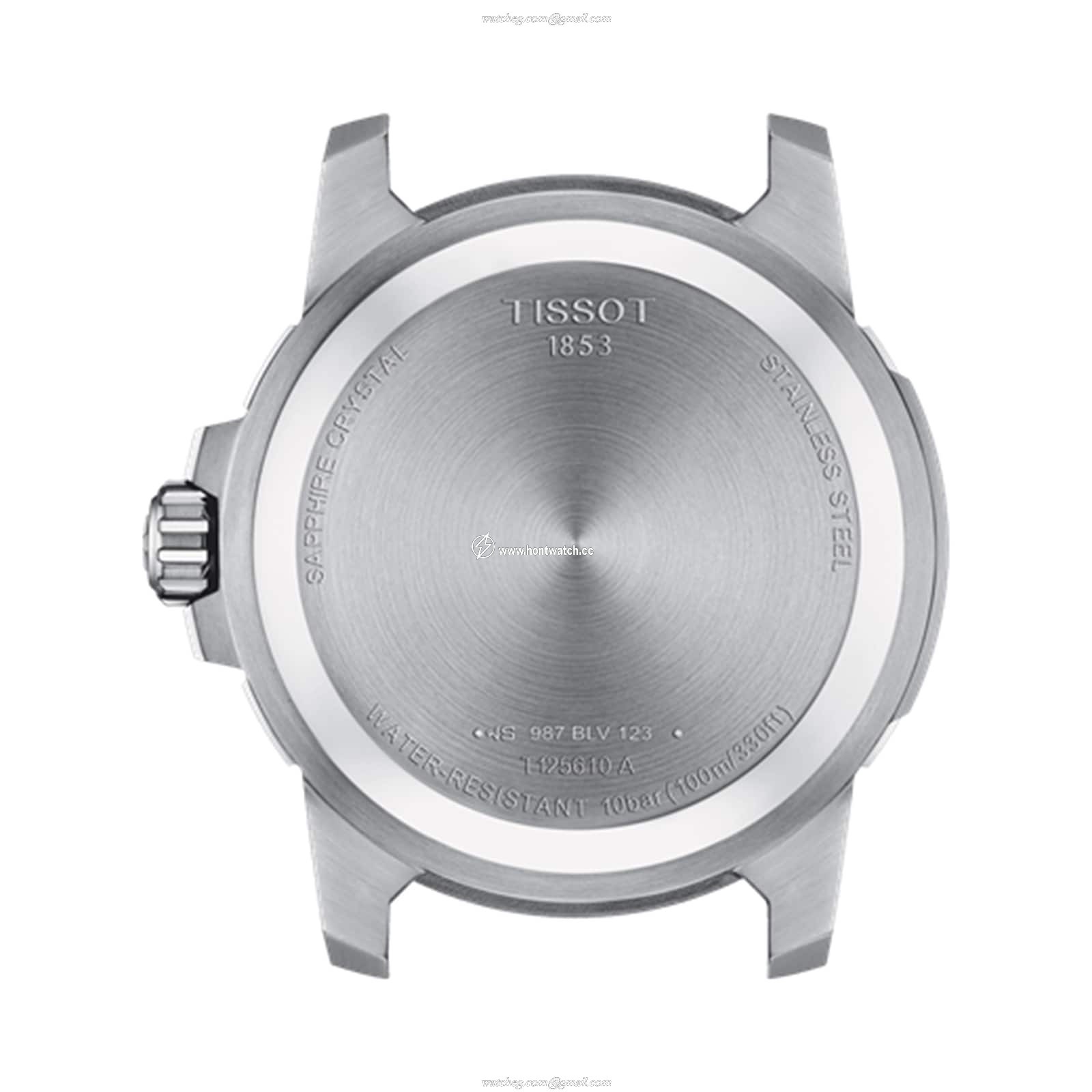 Tissot Supersport Chronograph - 44mm Stainless Steel Black Dial Quartz Watch - Image 2