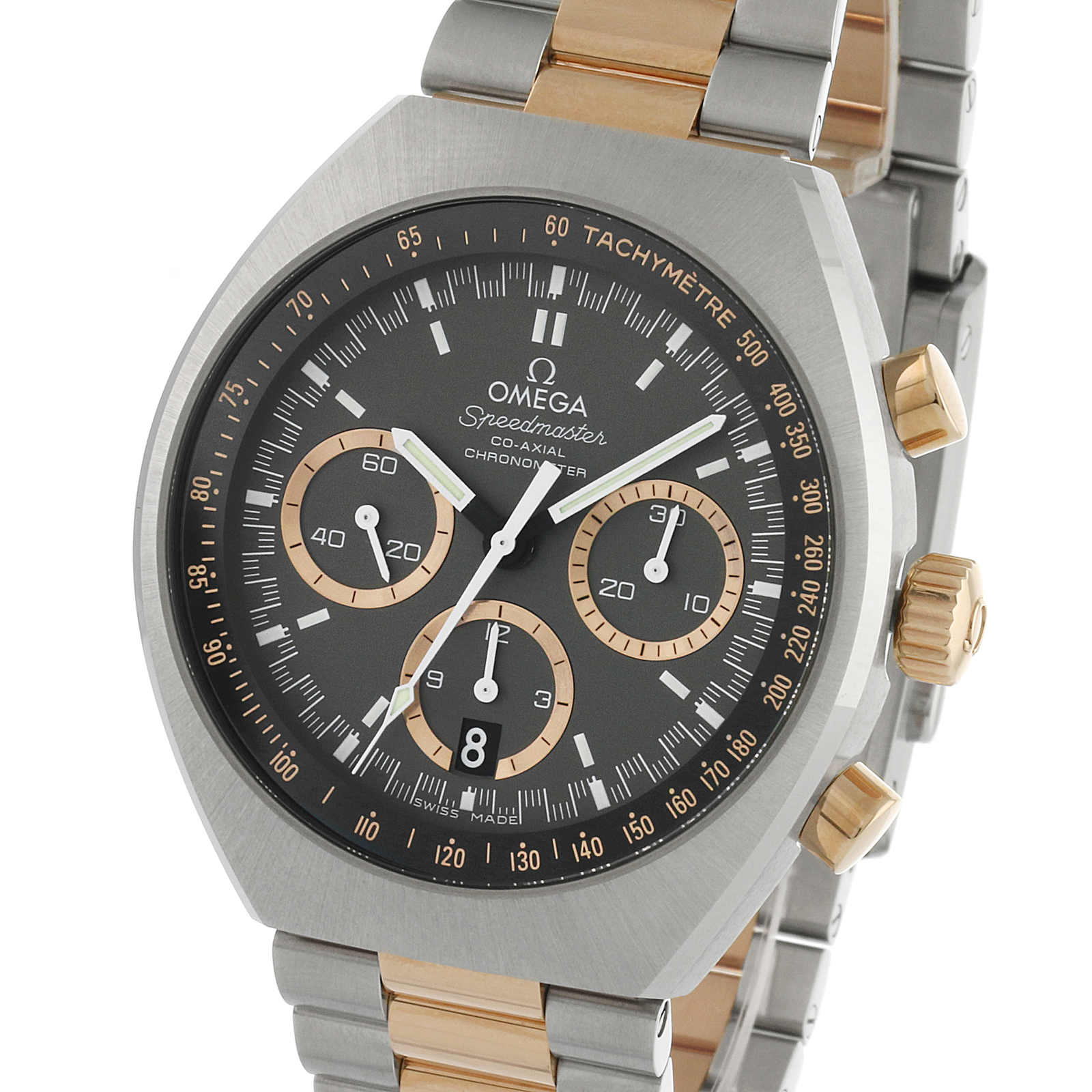 Omega Speedmaster Automatic Grey Replica Watch - 42mm Stainless Steel - Image 3