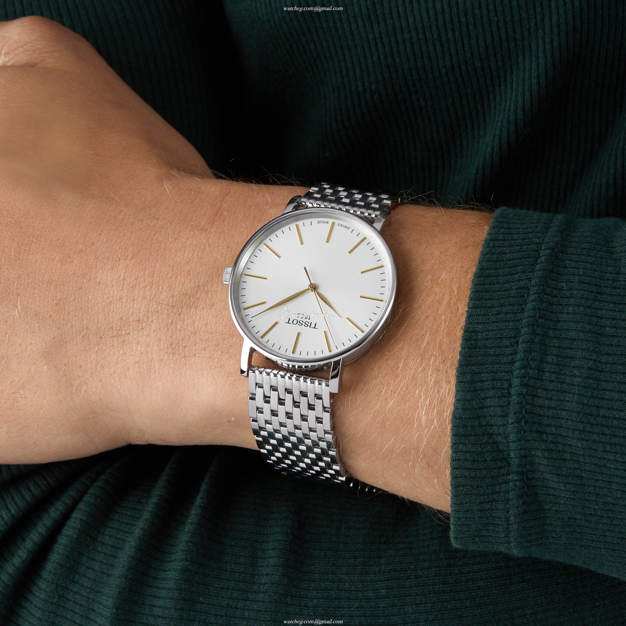 Tissot T-Classic T1434101101101 | 40mm Stainless Steel Quartz Watch - Silver - Image 2