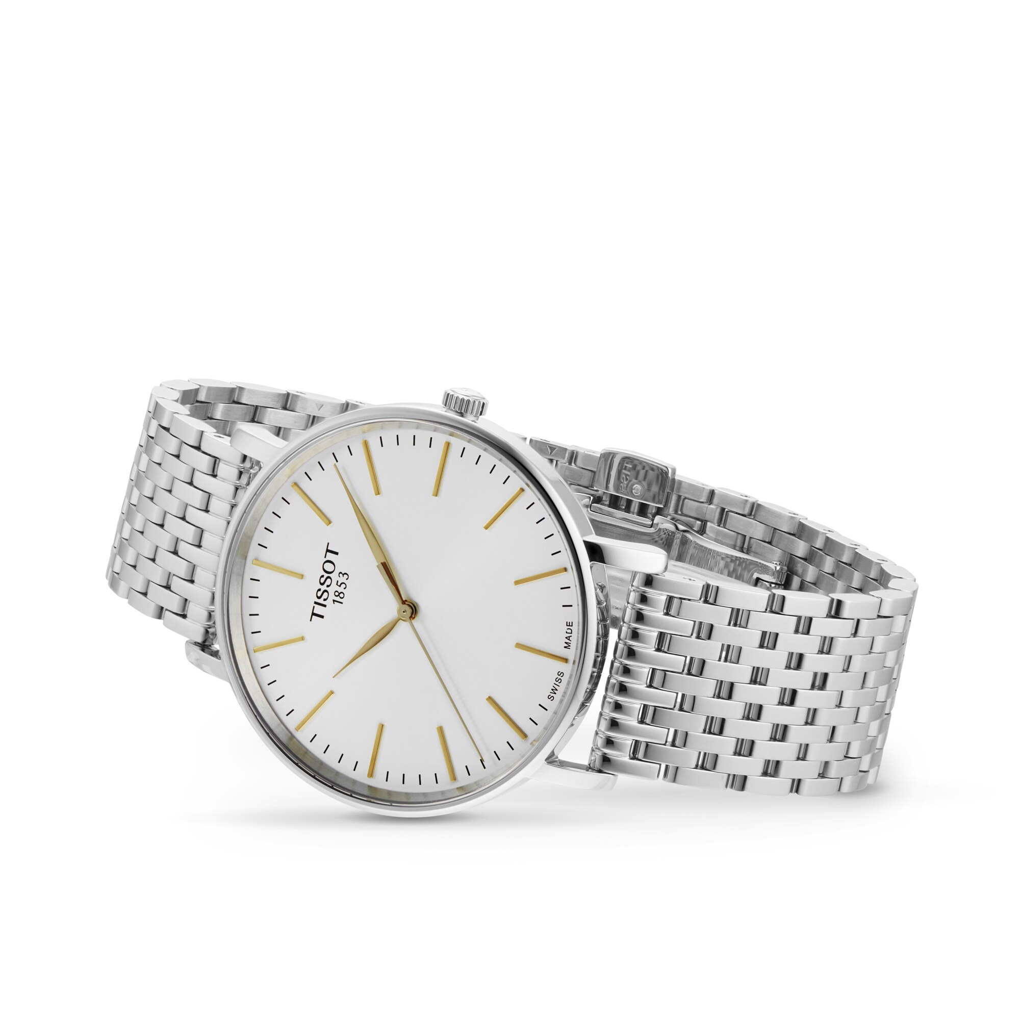 Tissot T-Classic T1434101101101 | 40mm Stainless Steel Quartz Watch - Silver - Image 3
