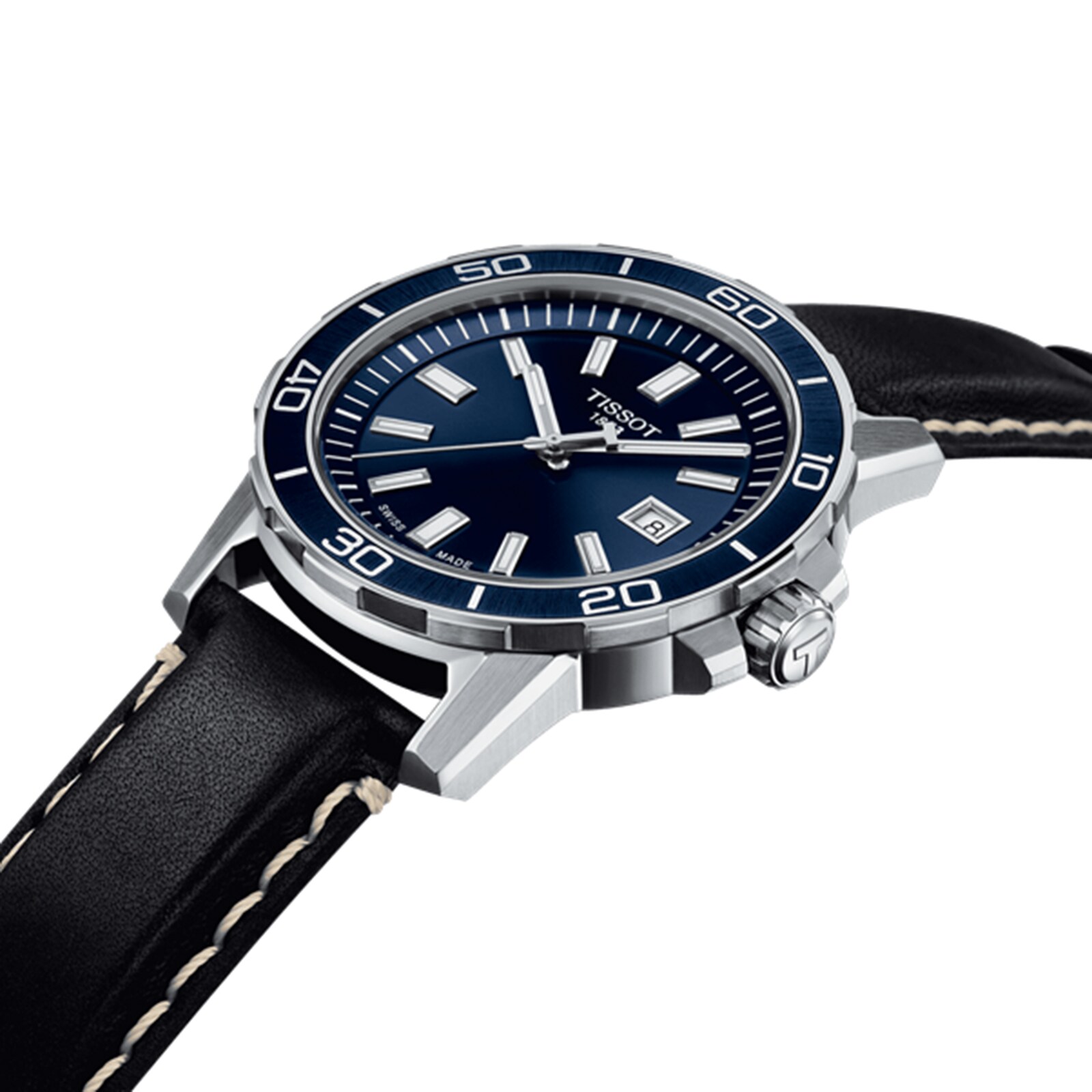 Tissot Supersport Chrono Blue Dial 44mm Stainless Steel Quartz Watch - Image 3