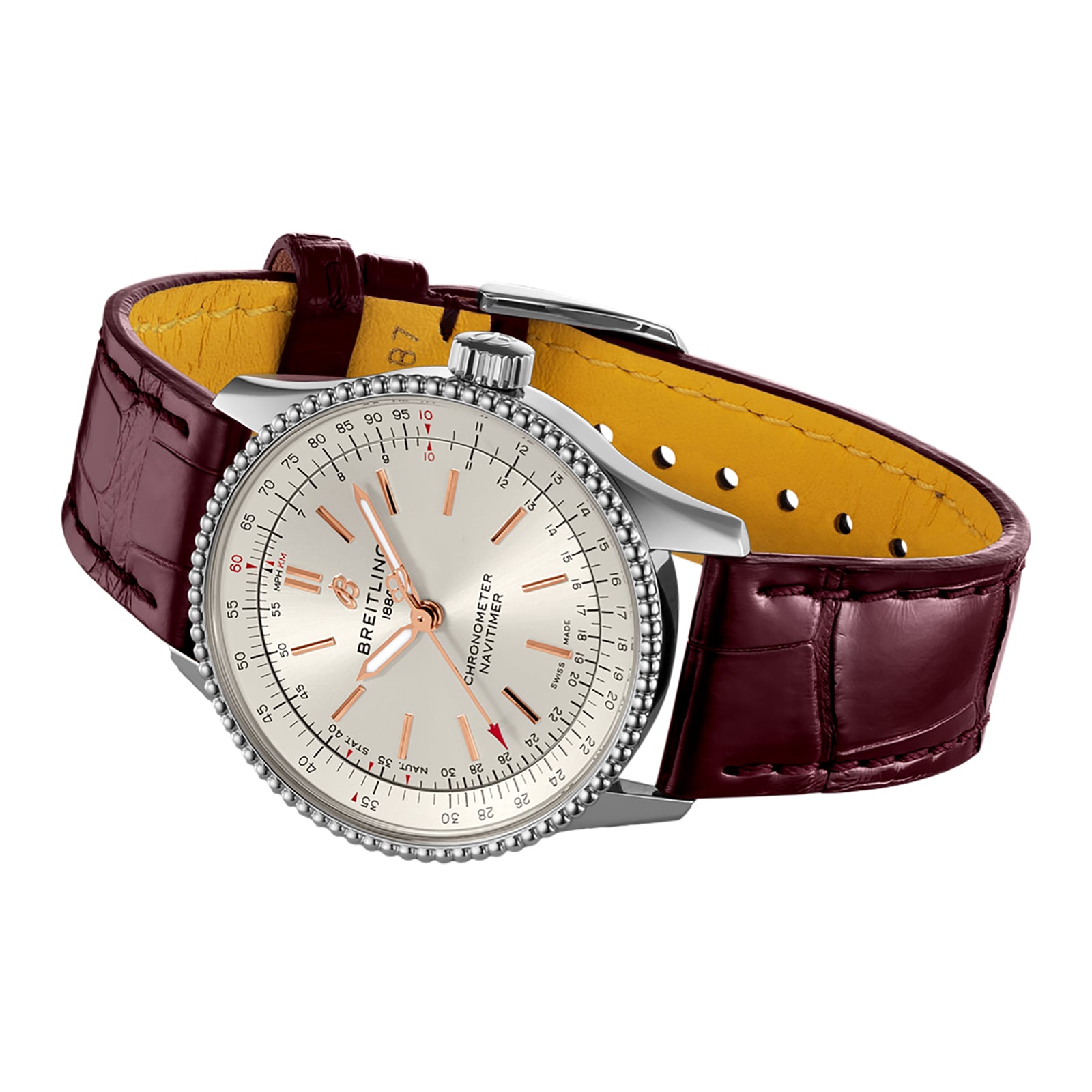 Breitling Navitimer 35mm Automatic Silver Dial | Stainless Steel Watch - Image 3