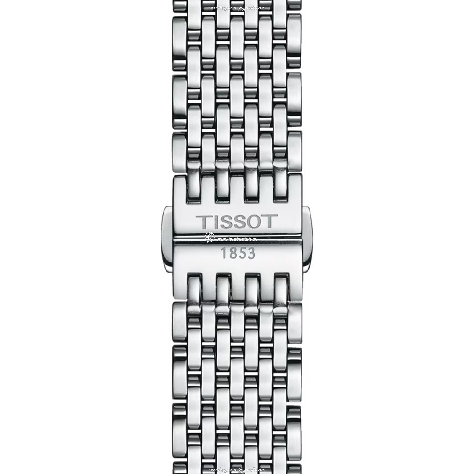 Tissot T-Classic Blue Dial 34mm Stainless Steel Quartz Watch for Women - Image 2