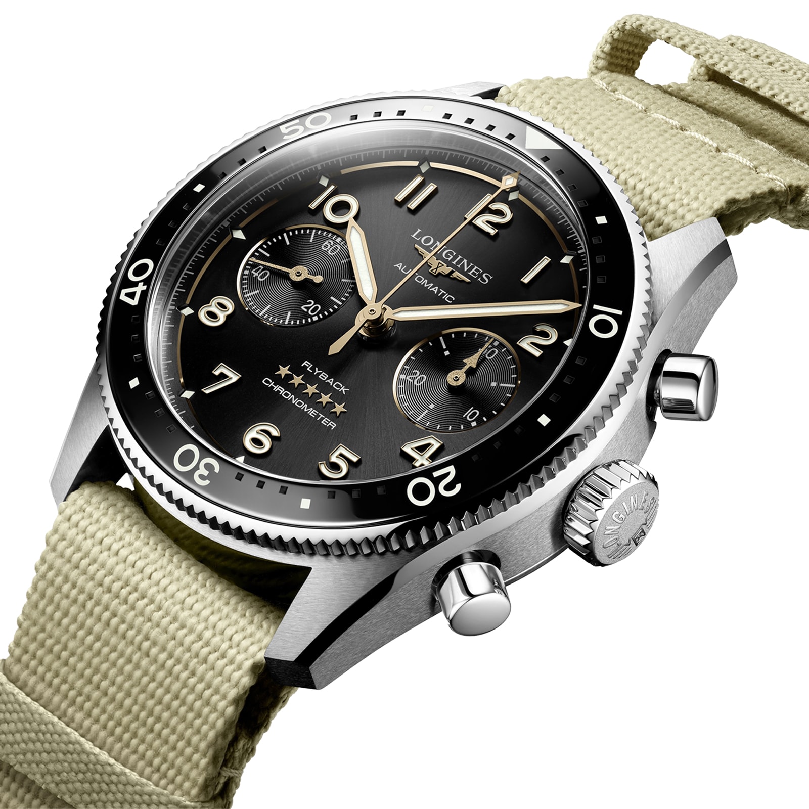 Longines Spirit L38214539 Automatic Watch - 42mm Stainless Steel - Black Dial - Image 3