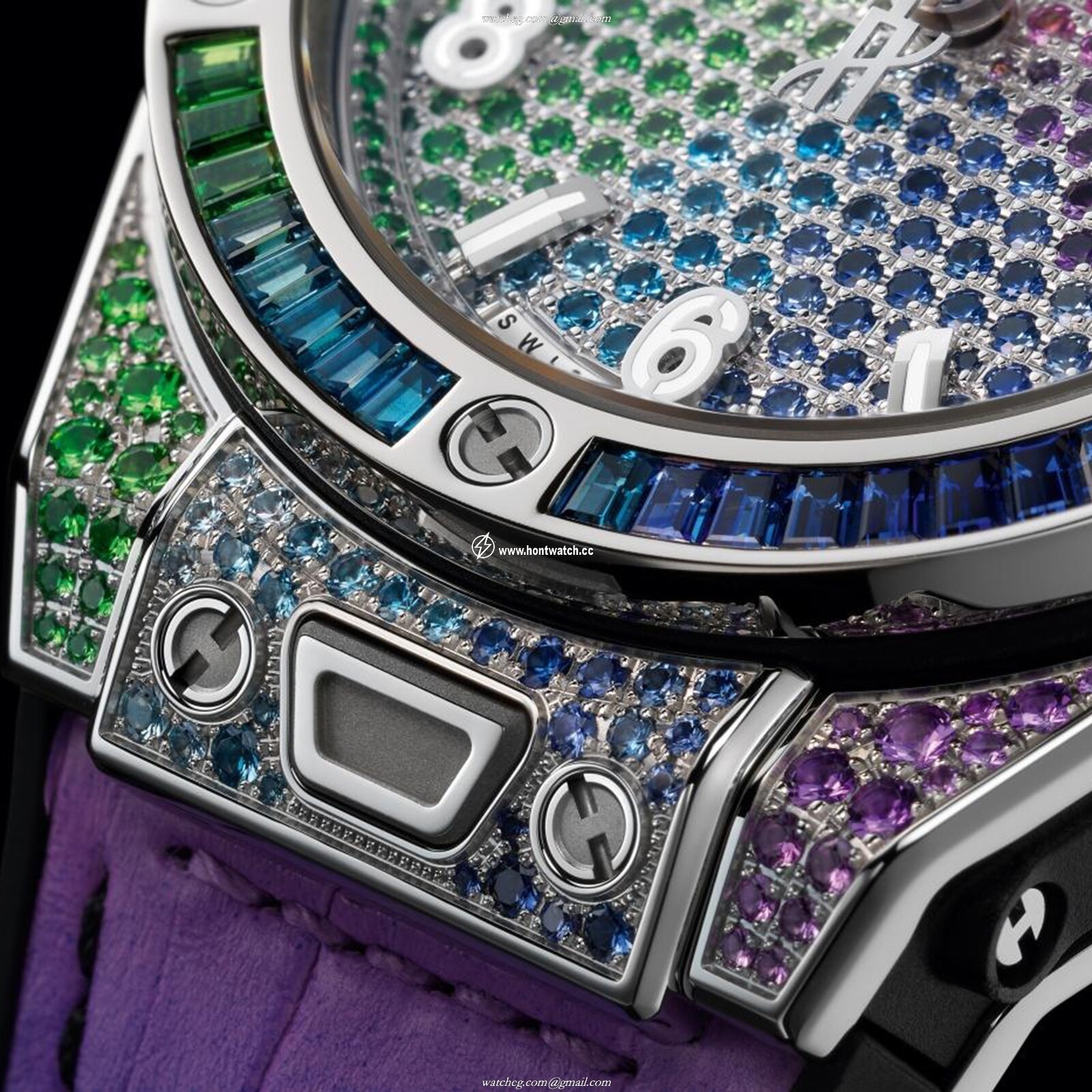 Hublot Big Bang 465.SX.9910.LR.0999 | 39mm Stainless Steel Automatic Rainbow - Image 2