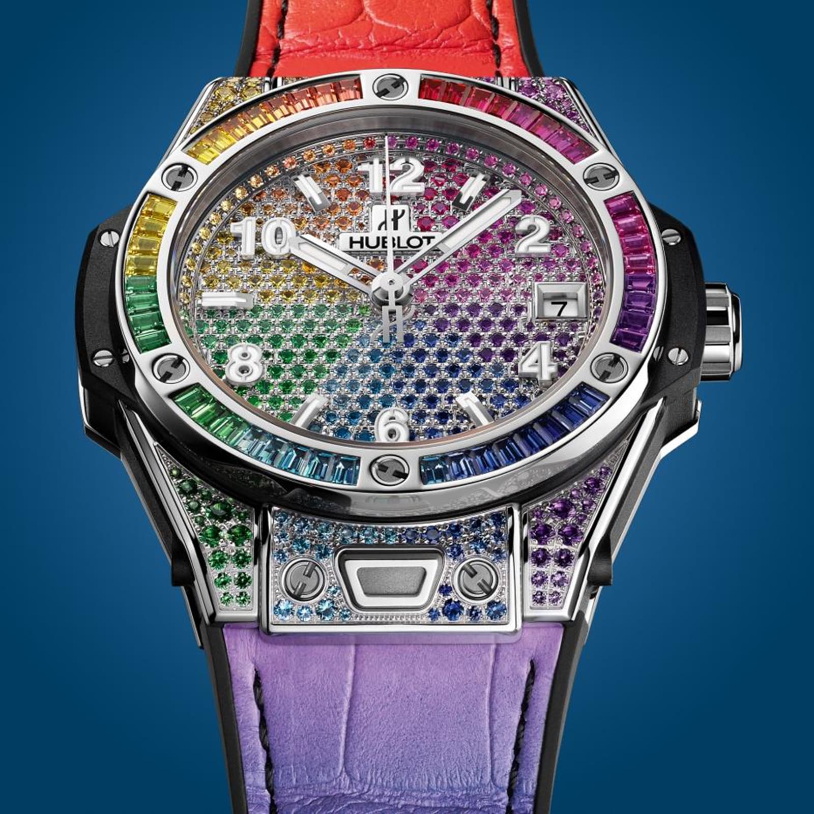 Hublot Big Bang 465.SX.9910.LR.0999 | 39mm Stainless Steel Automatic Rainbow - Image 3