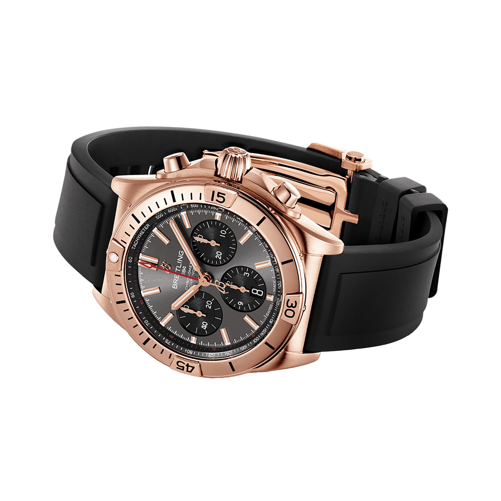 Breitling Chronomat RB0134101B1S1 | 18ct Rose Gold Automatic Grey Dial - Image 3