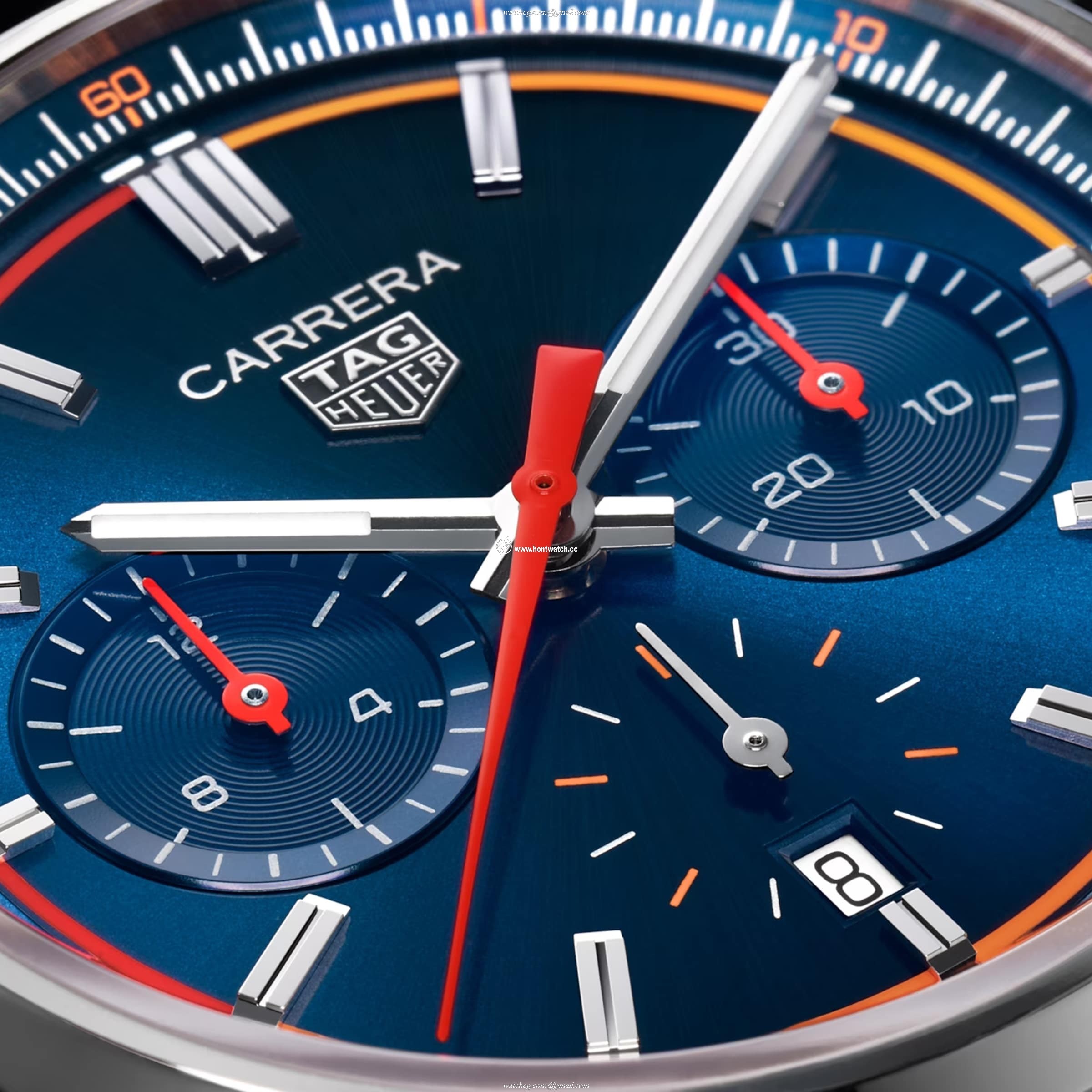 TAG Heuer Carrera CBN201D.FC6543 - 42mm Blue Automatic Watch - Image 2