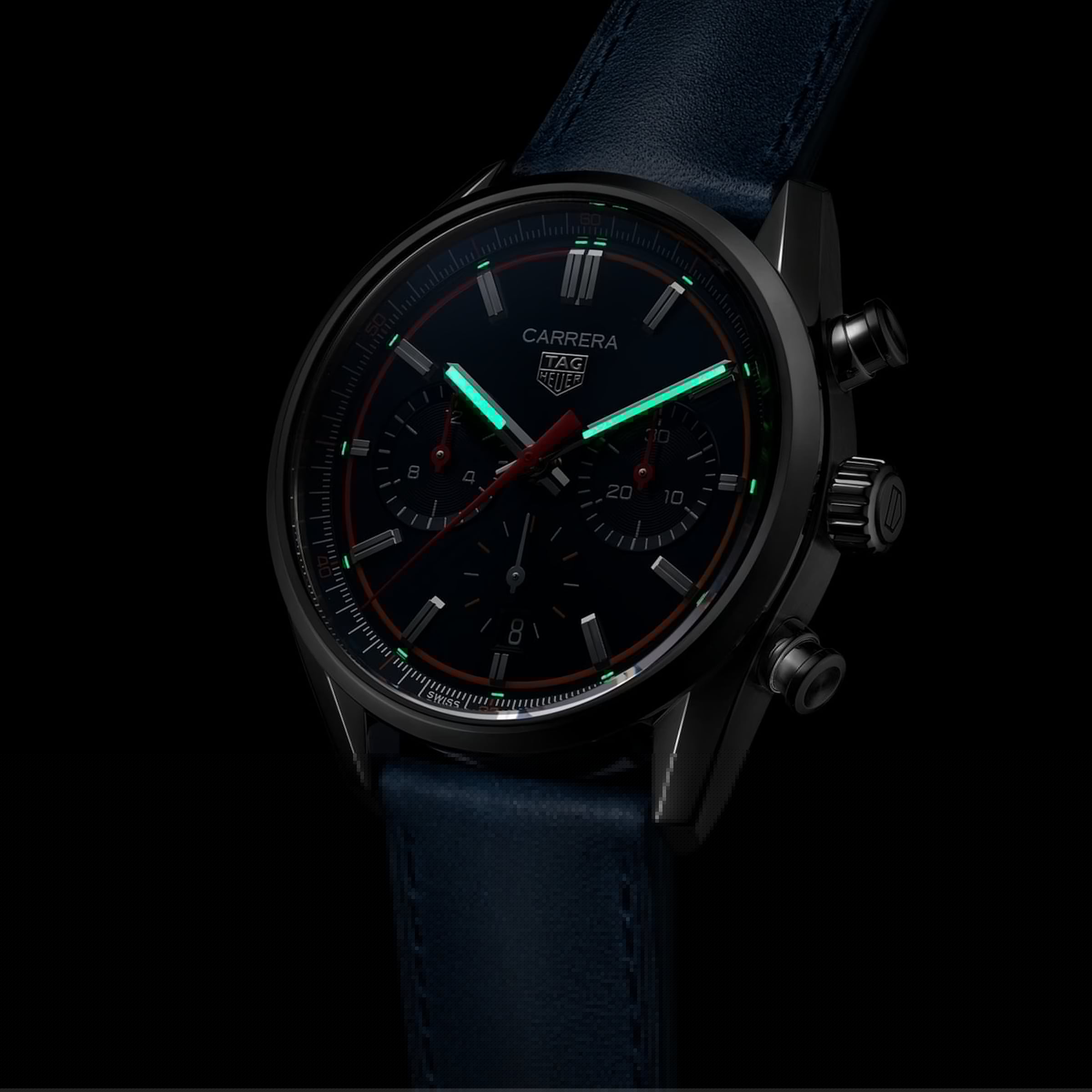 TAG Heuer Carrera CBN201D.FC6543 - 42mm Blue Automatic Watch - Image 4