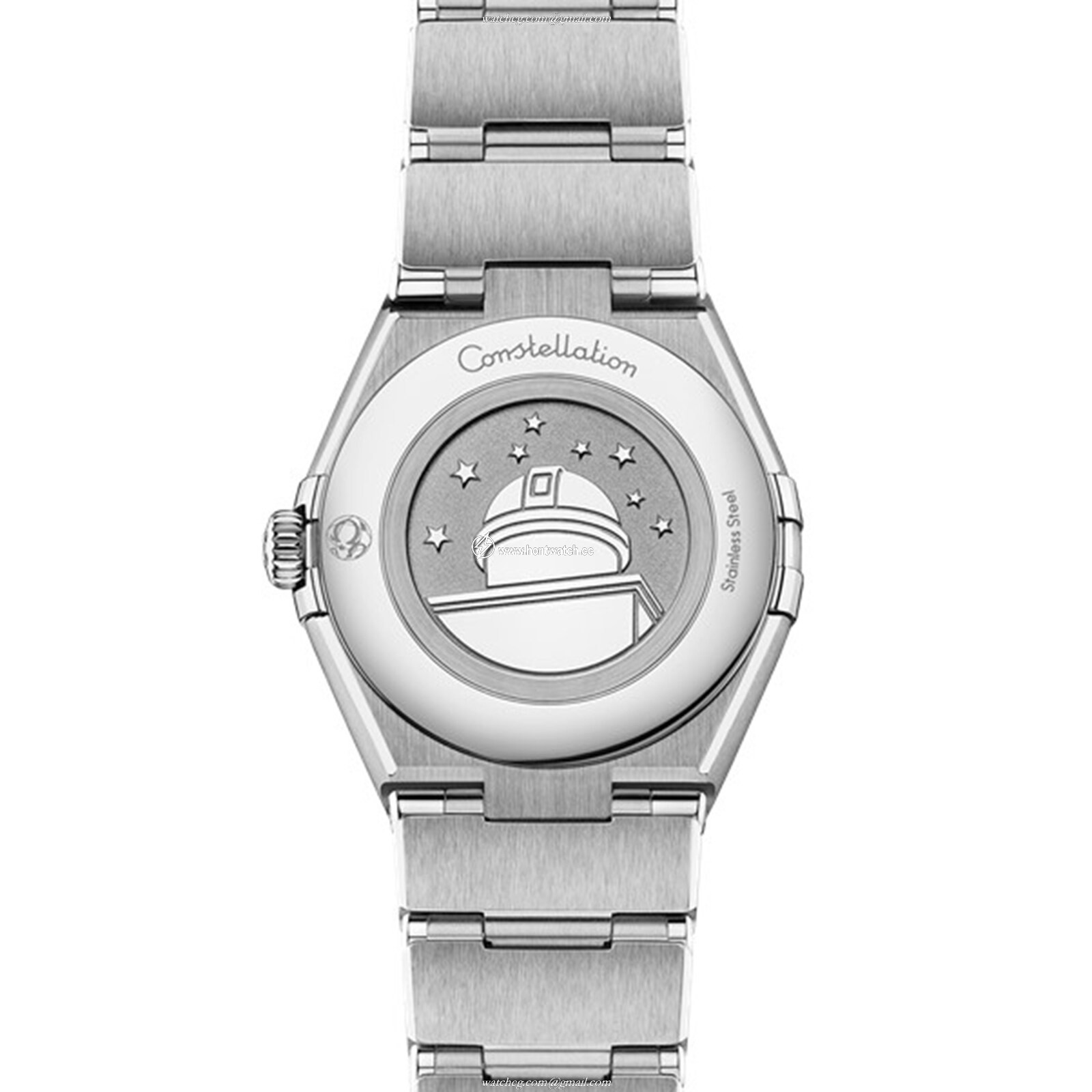 Omega Constellation Replica - 28mm Stainless Steel Quartz Watch - Green Dial - Image 2