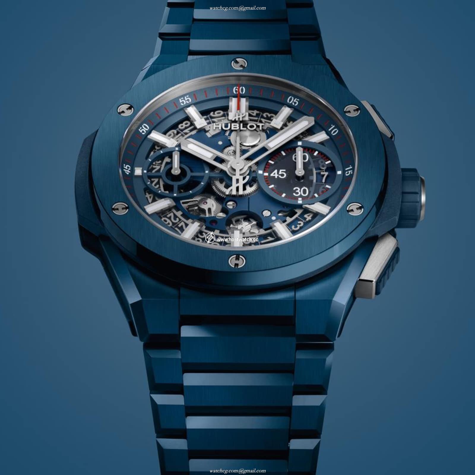 Hublot Big Bang 451.EX.5123.EX | 42mm Blue Ceramic Automatic Watch - Image 2