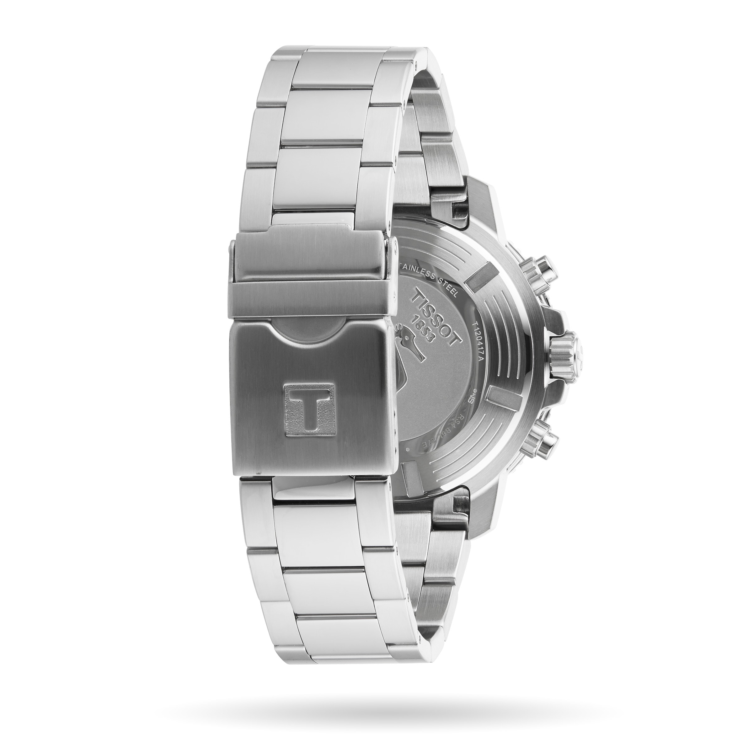Tissot Seastar Quartz Watch - Black Dial - 45.5mm Stainless Steel - 300M - Image 3
