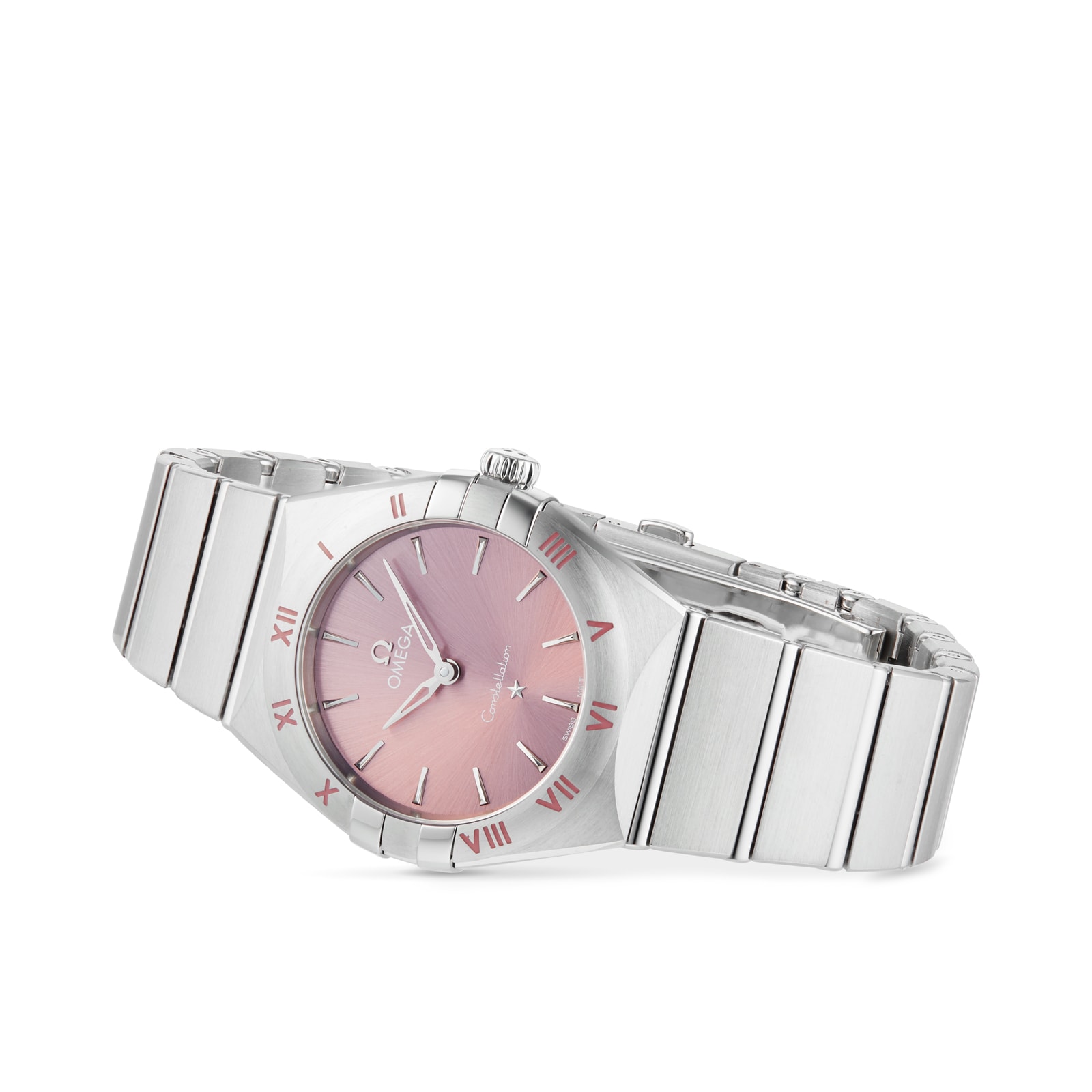 Omega Constellation Pink Dial 28mm Stainless Steel Quartz Watch | Replica - Image 4